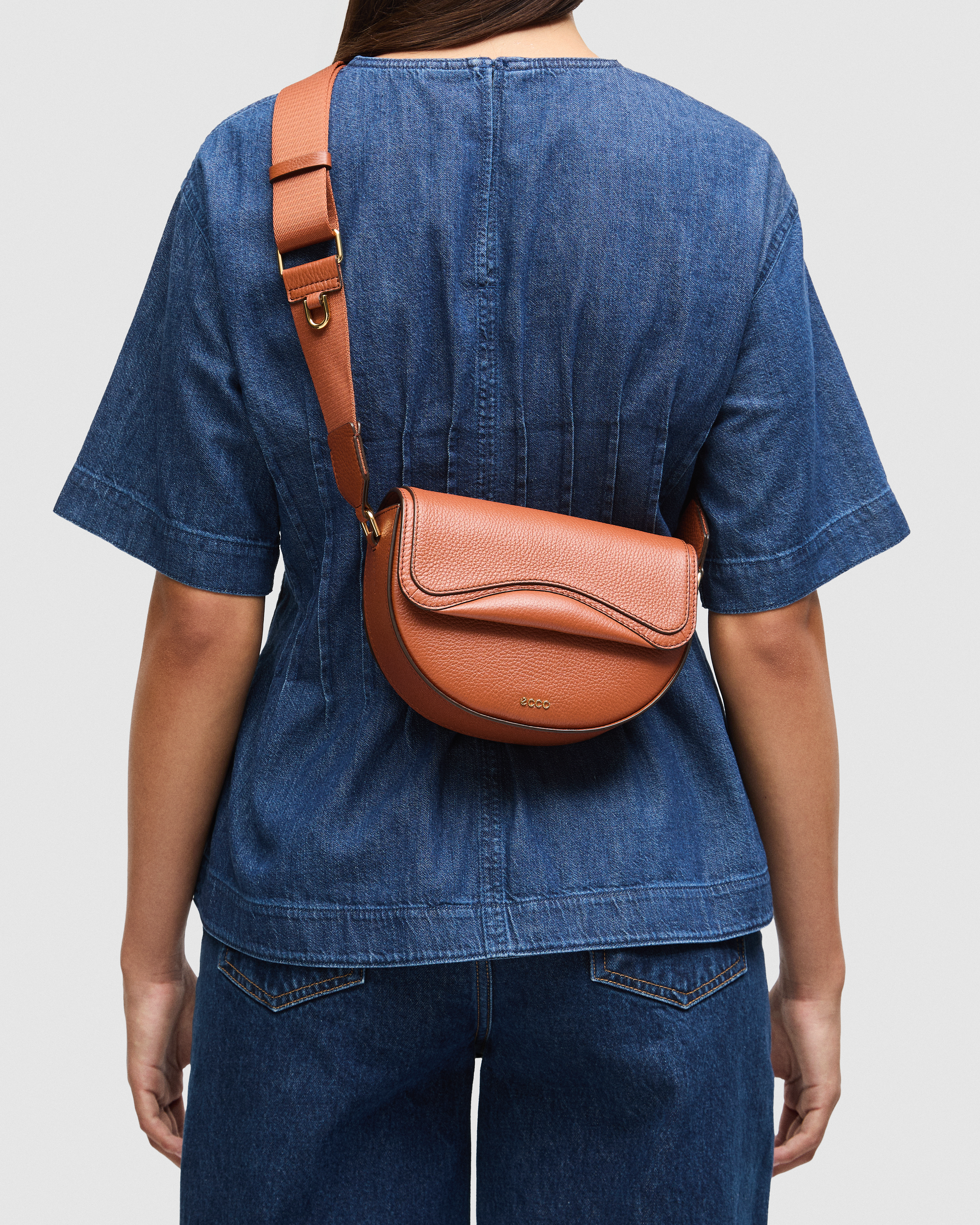 ECCO Saddle Bag — Brązowy