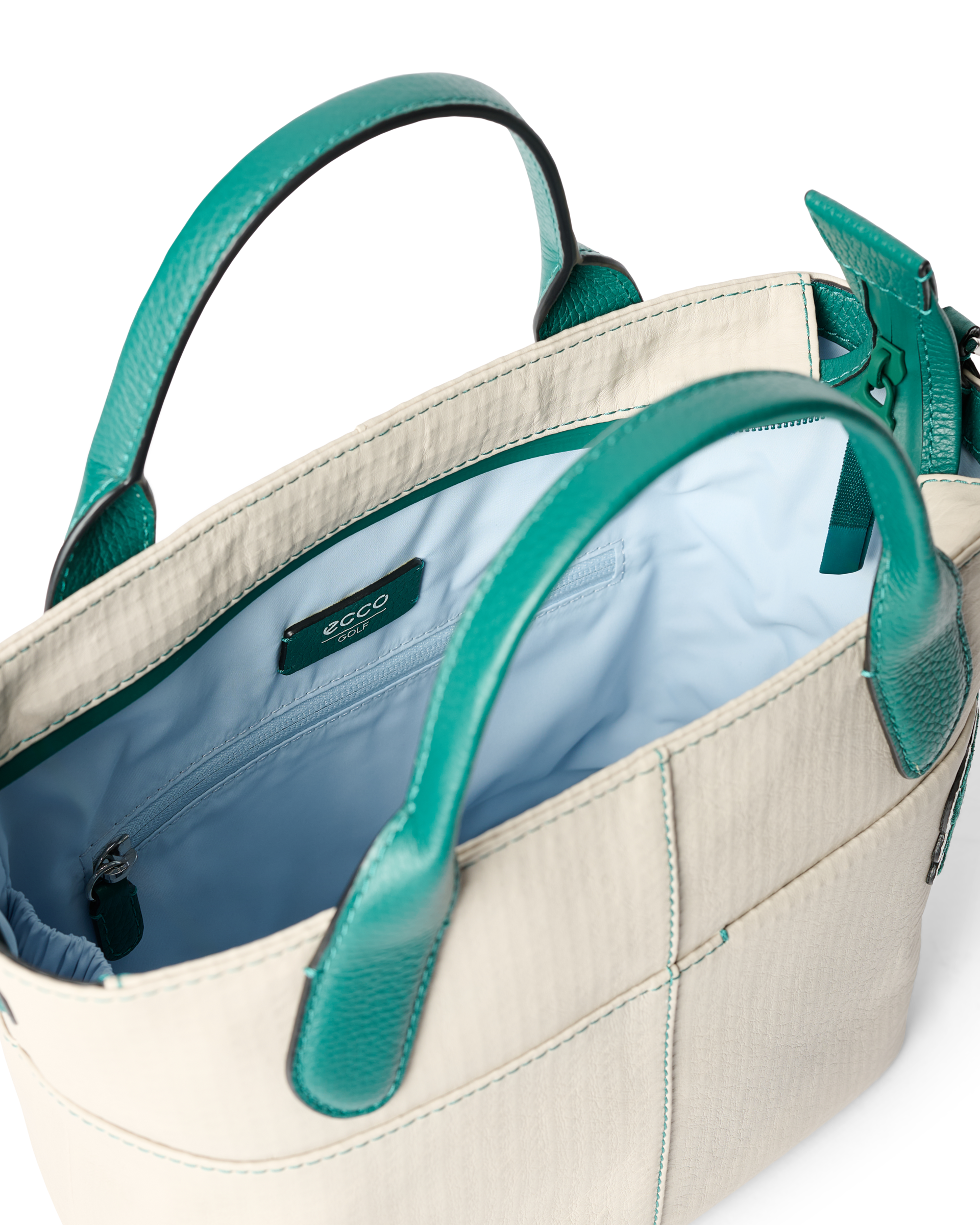 ECCO® Golf Shopper aus Leder - Beige - Inside