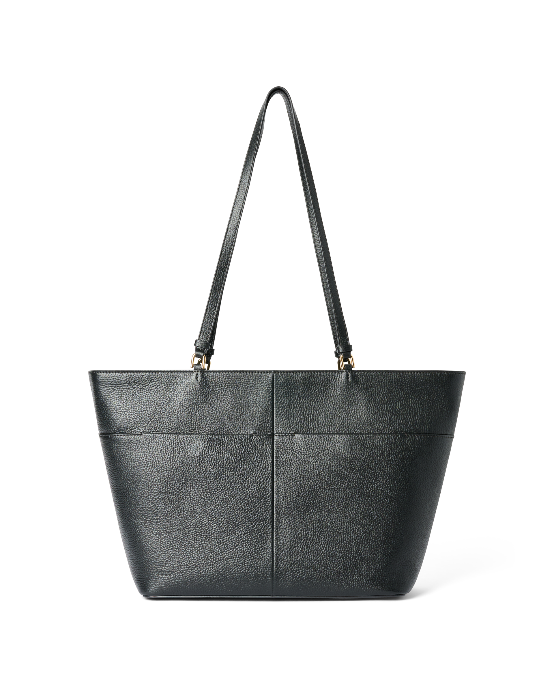 ECCO Essential Tote EW - Women's Leather Tote Bag - Black