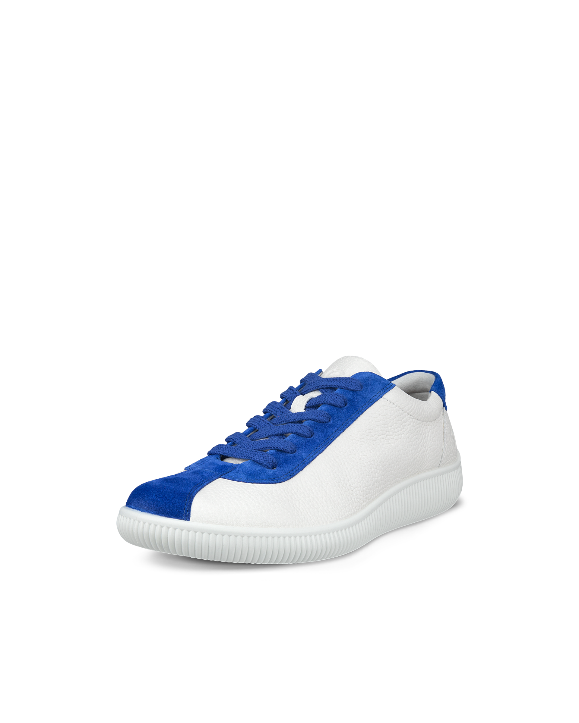ECCO Soft Zero メンズ レザースニーカー - ブルー - Main