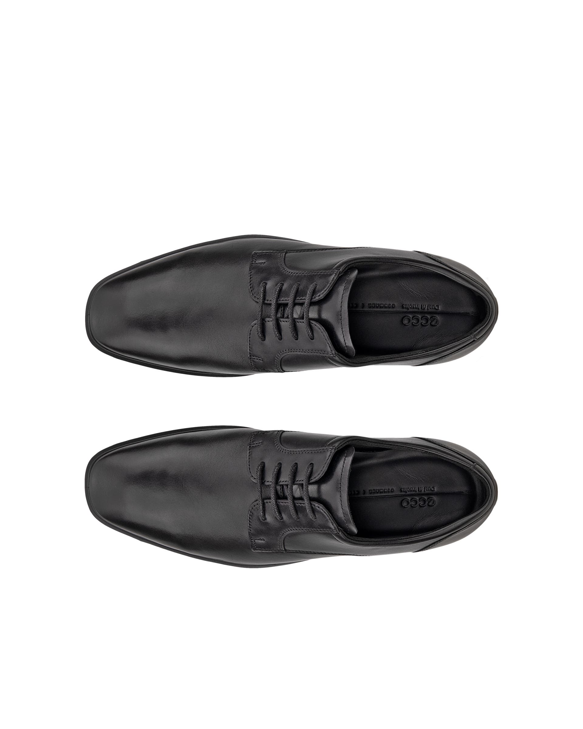 ECCO® Metropole Milan derbies cuir pour homme - Noir - Top left pair