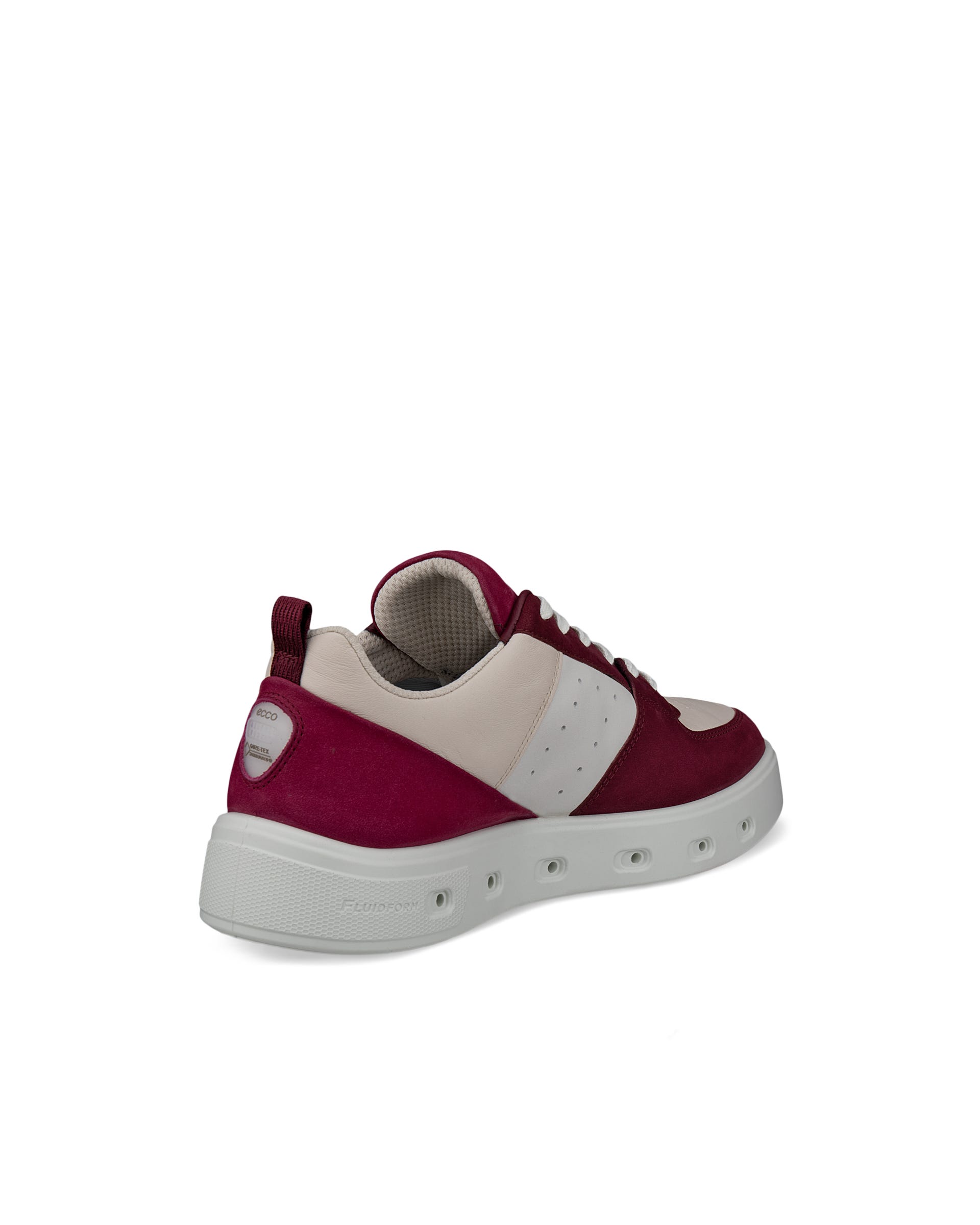 ECCO® STREET 720 Skinnsneaker med Gore-Tex dam - Röd - Back