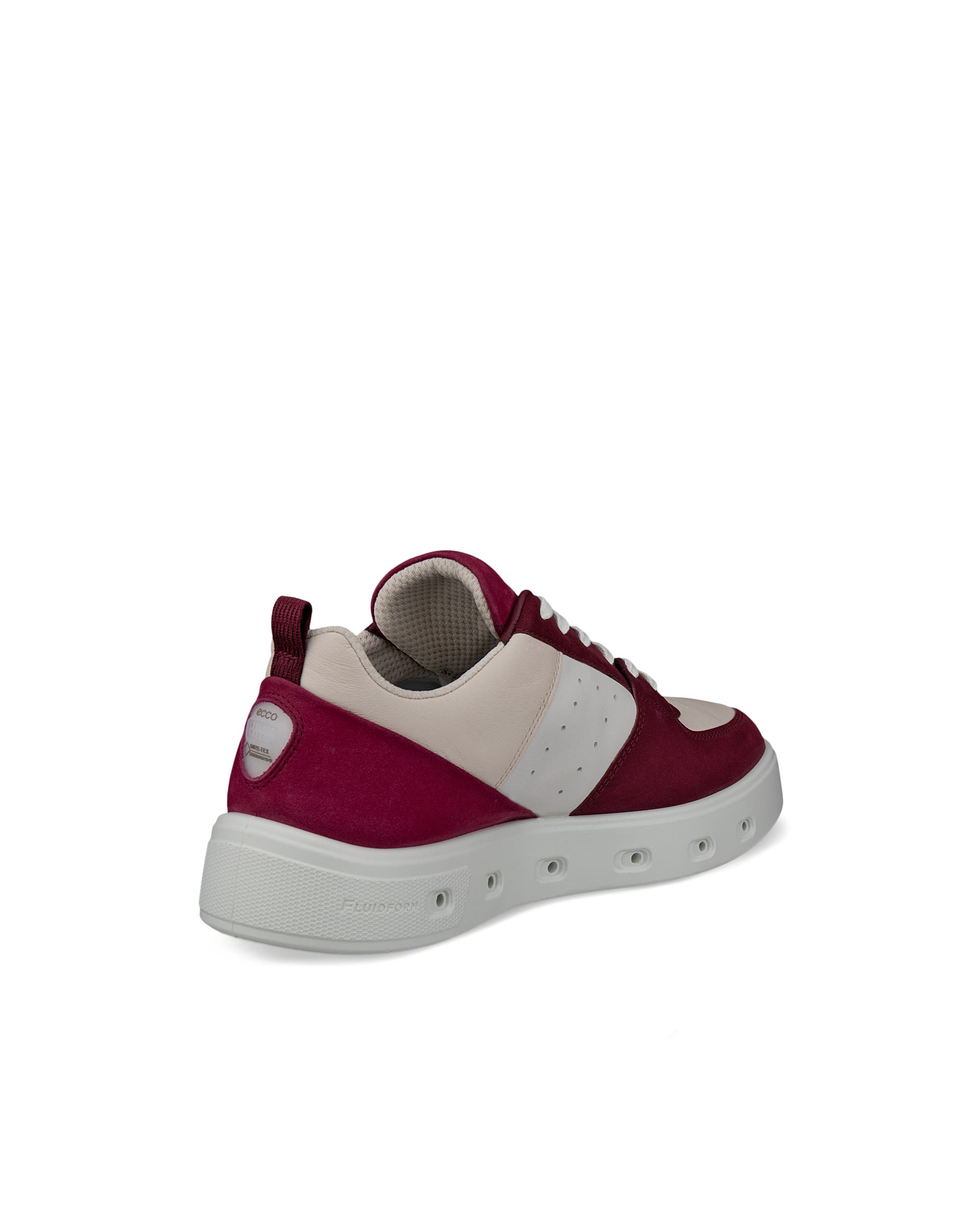 ECCO® STREET 720 Skinnsneaker med Gore-Tex dam - Röd - Back