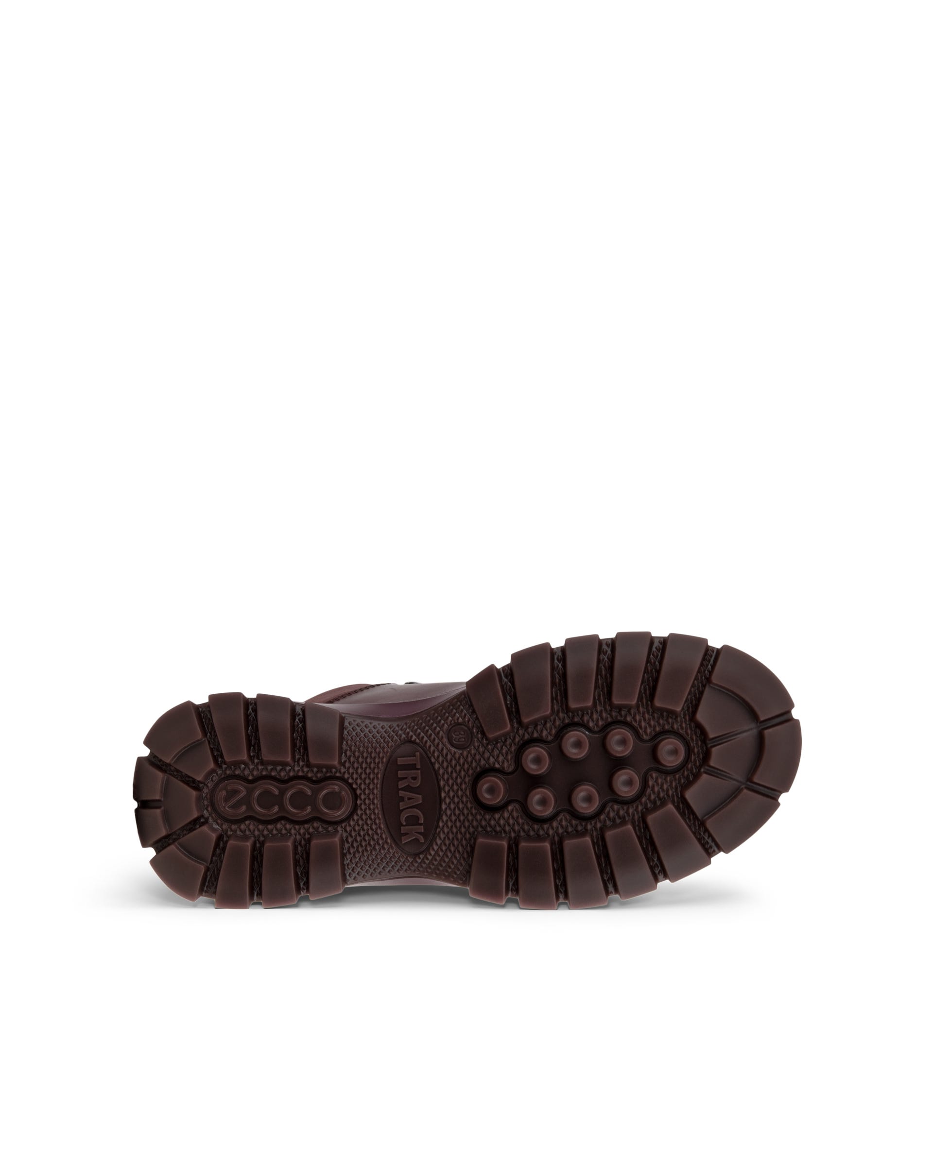 ECCO Track ウィメンズ レザーウォータープルーフレースアップブーツ - パープル - Sole