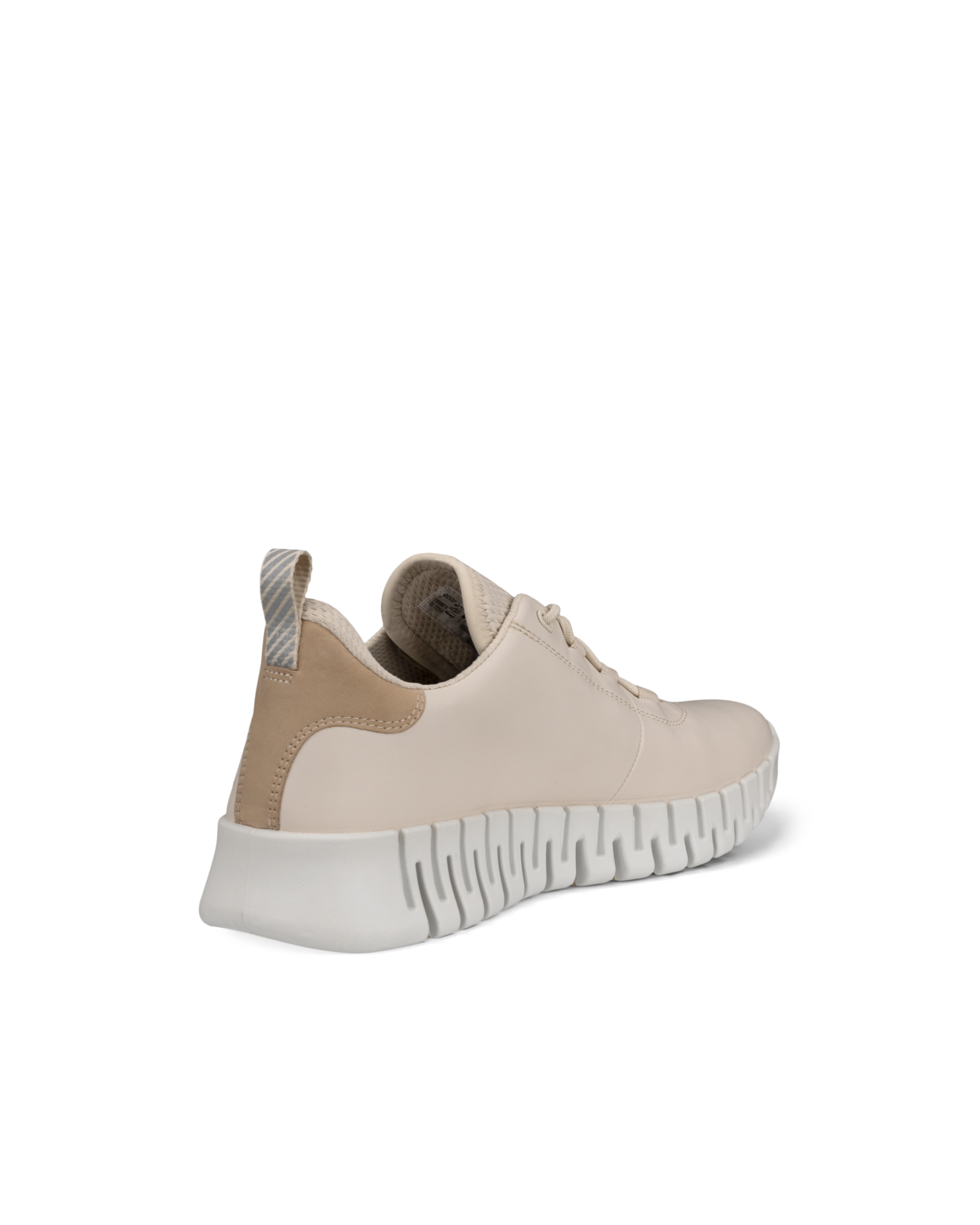 ECCO® Gruuv baskets en cuir pour femme - Beige - Back