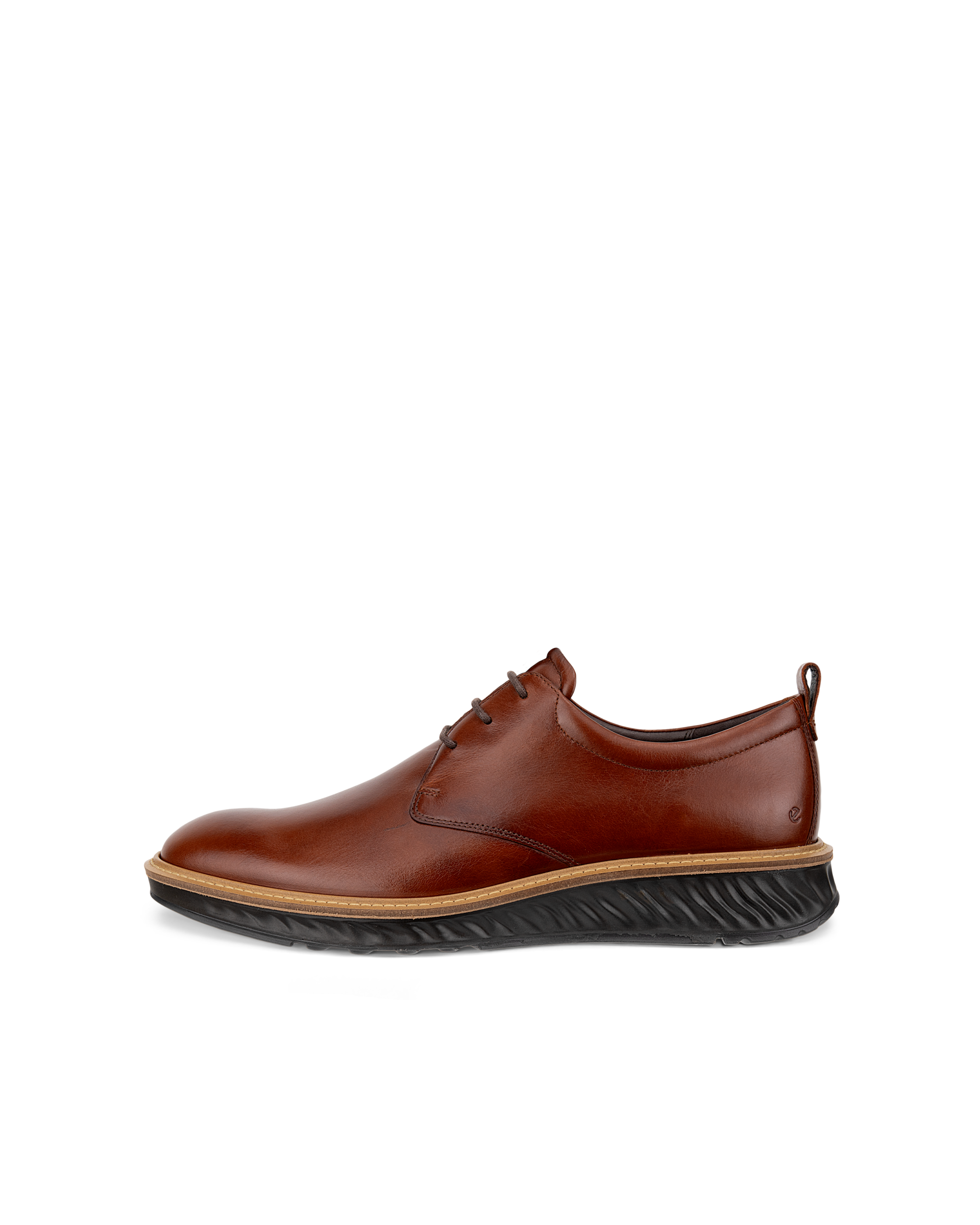 ECCO® ST.1 Hybrid férfi bőr derby cipő - Barna - Outside