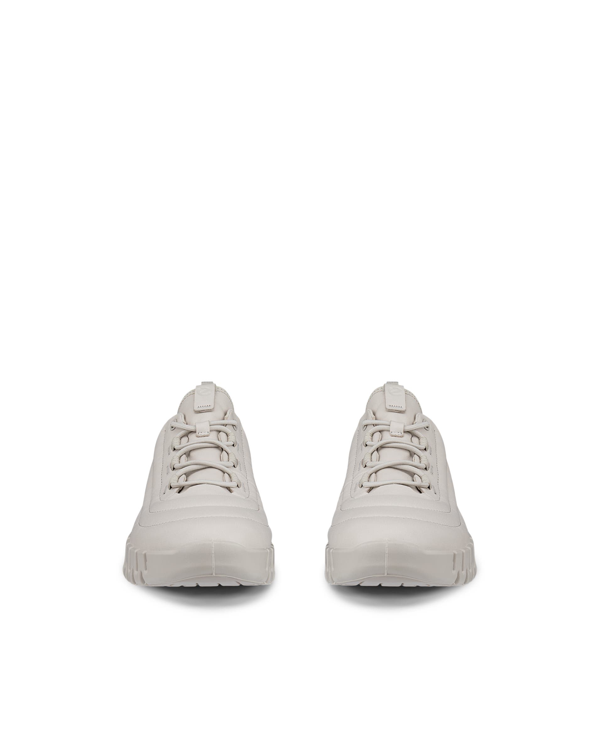 ECCO Gruuv ウィメンズ レザースニーカー - グレー - Front pair