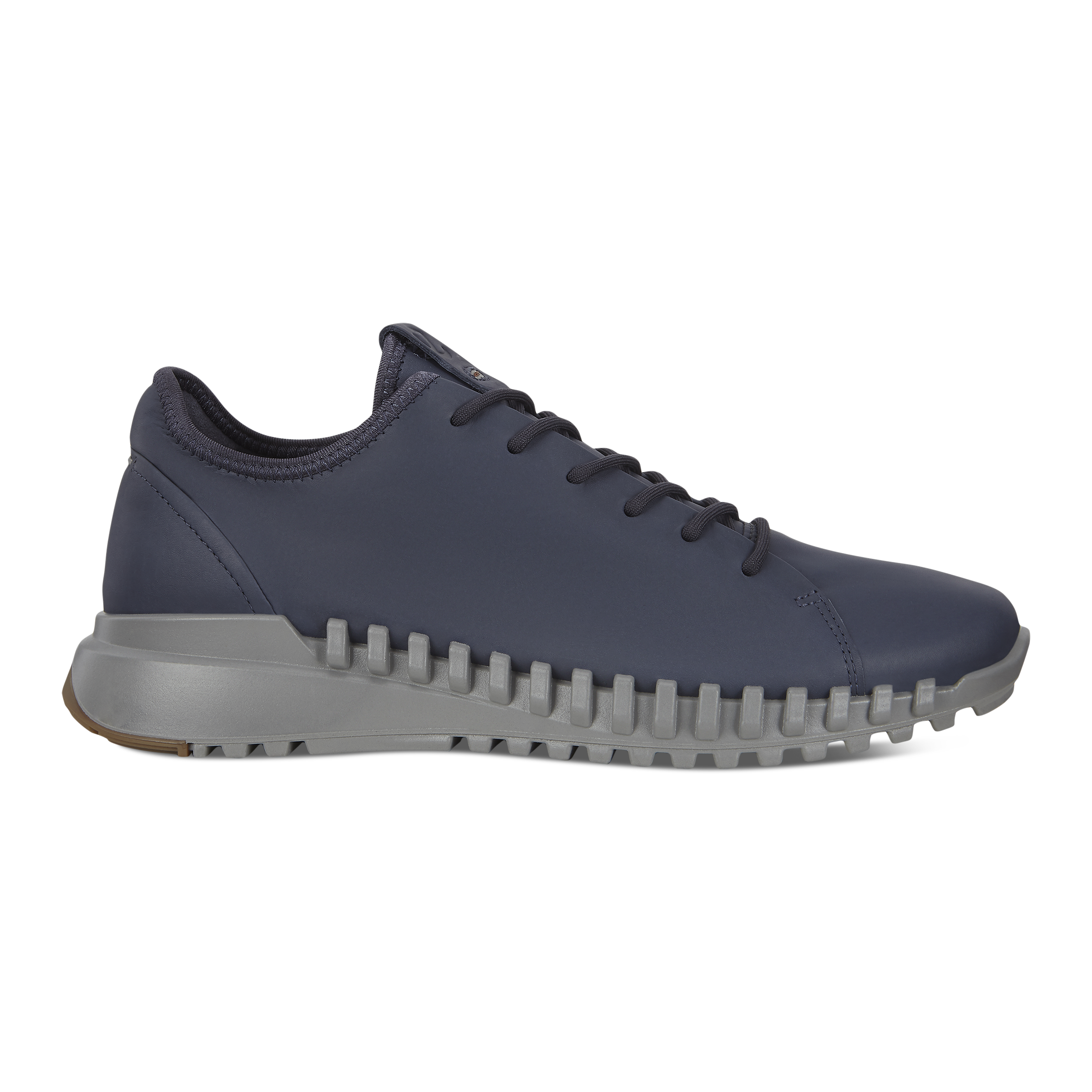 ECCO Zipflex Low メンズ レザースニーカー | ブルー