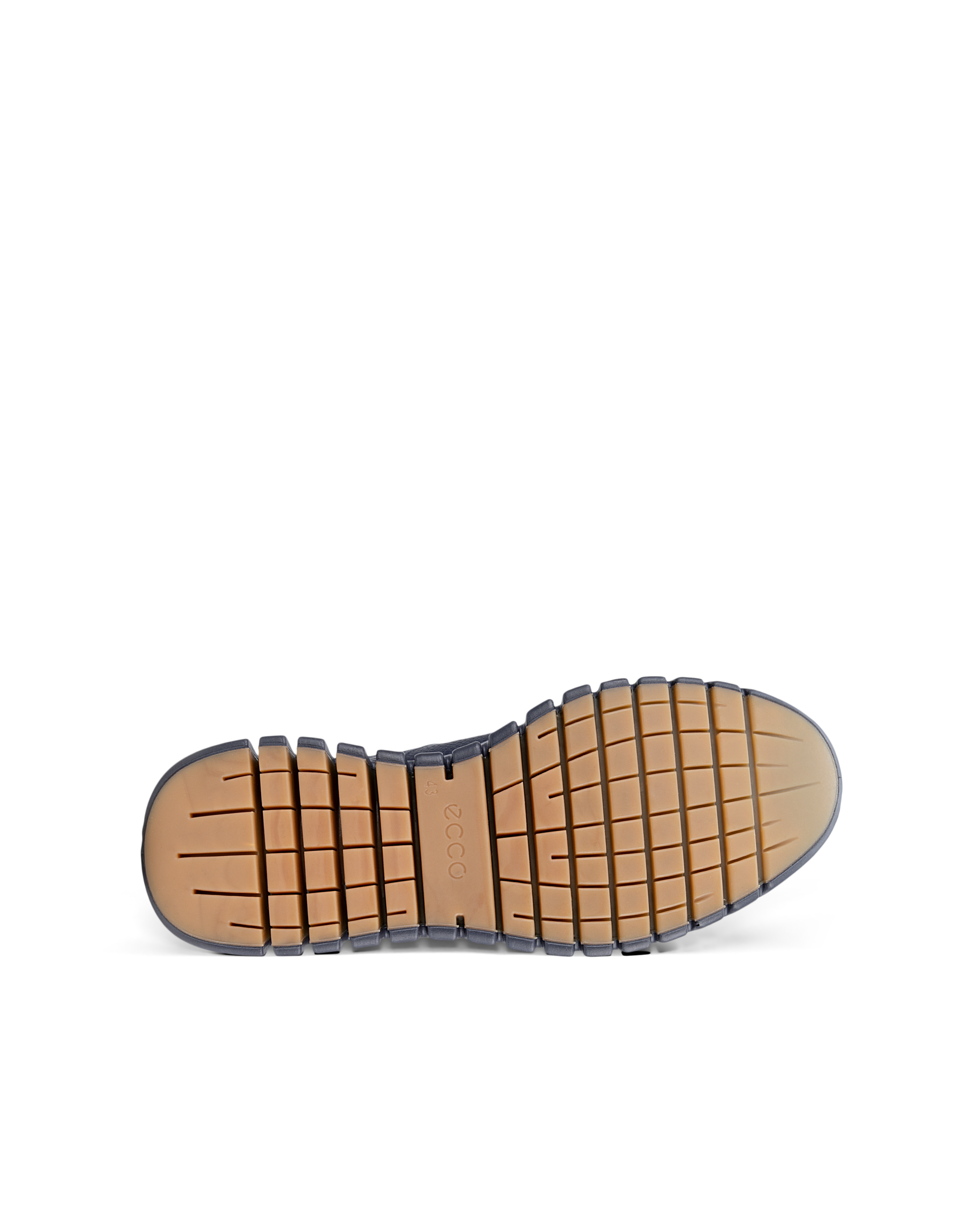 ECCO Gruuv MEN メンズ レザーGore-Texスニーカー - ブルー - Sole