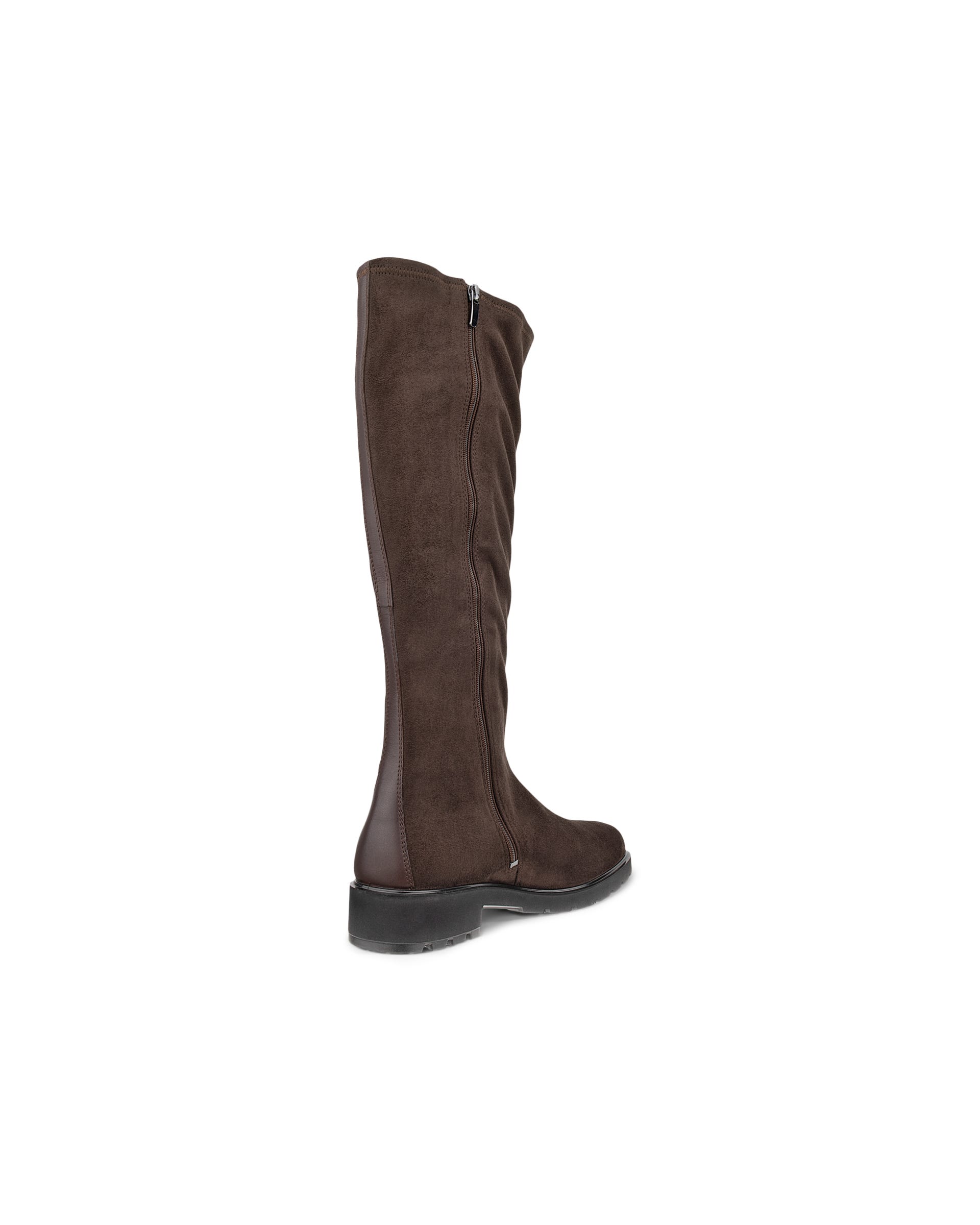 Women's ECCO® METROPOLE VIENNA Textile High-Cut Boot - Brown - Back