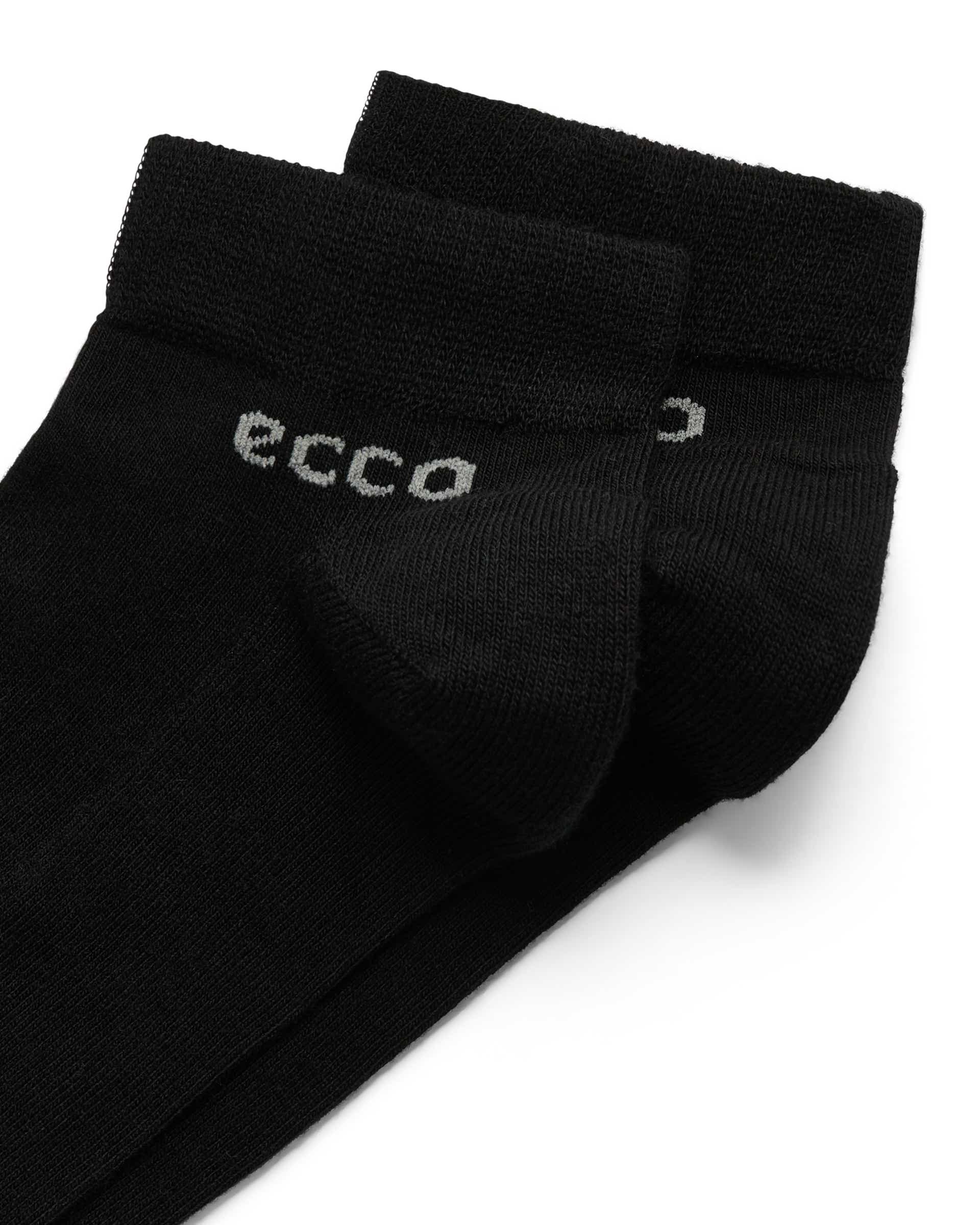 Unisex nízke ponožky (2 páry) ECCO® Longlife - Čierna - Detail-1