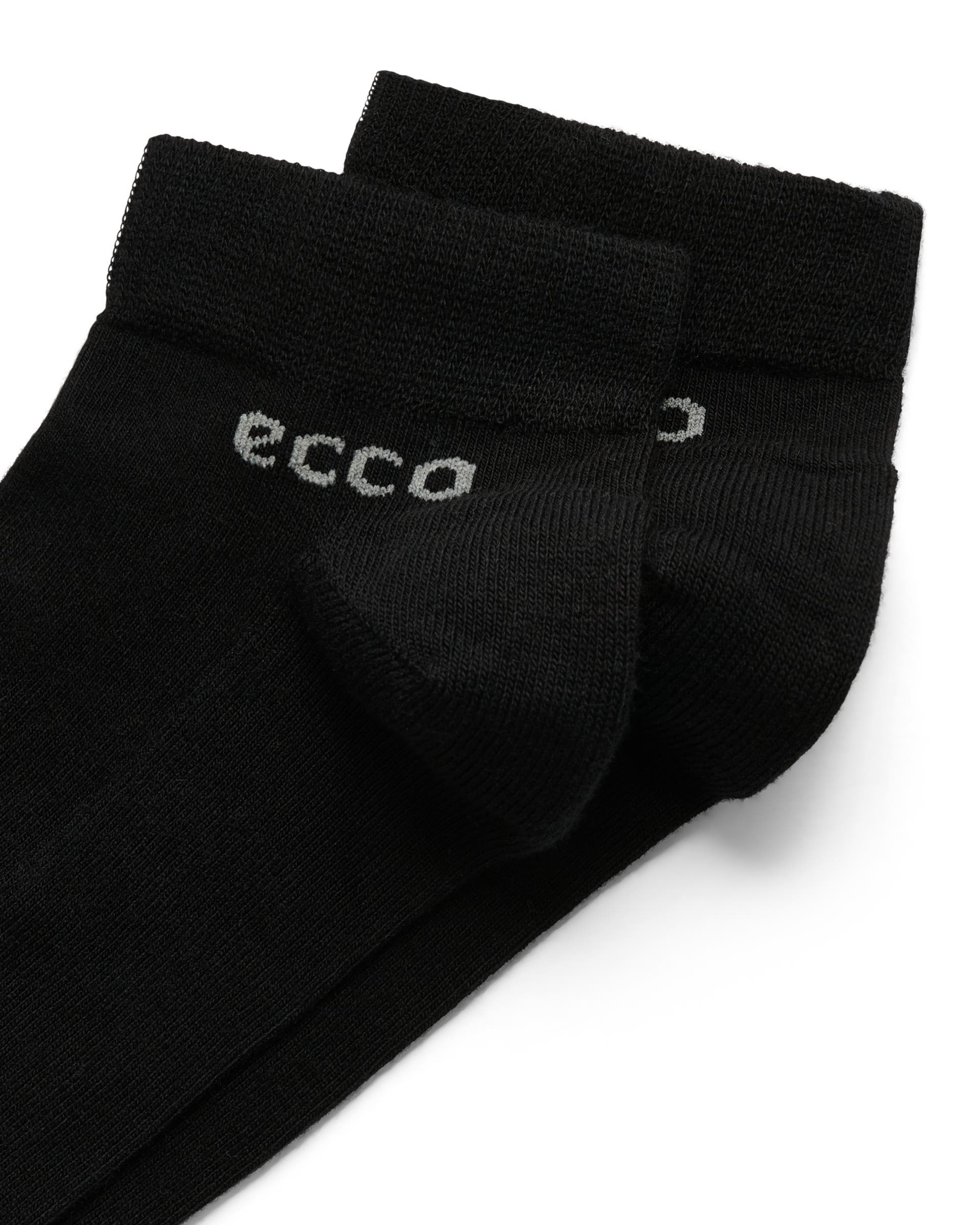 Unisex nízke ponožky (2 páry) ECCO® Longlife - Čierna - Detail-1