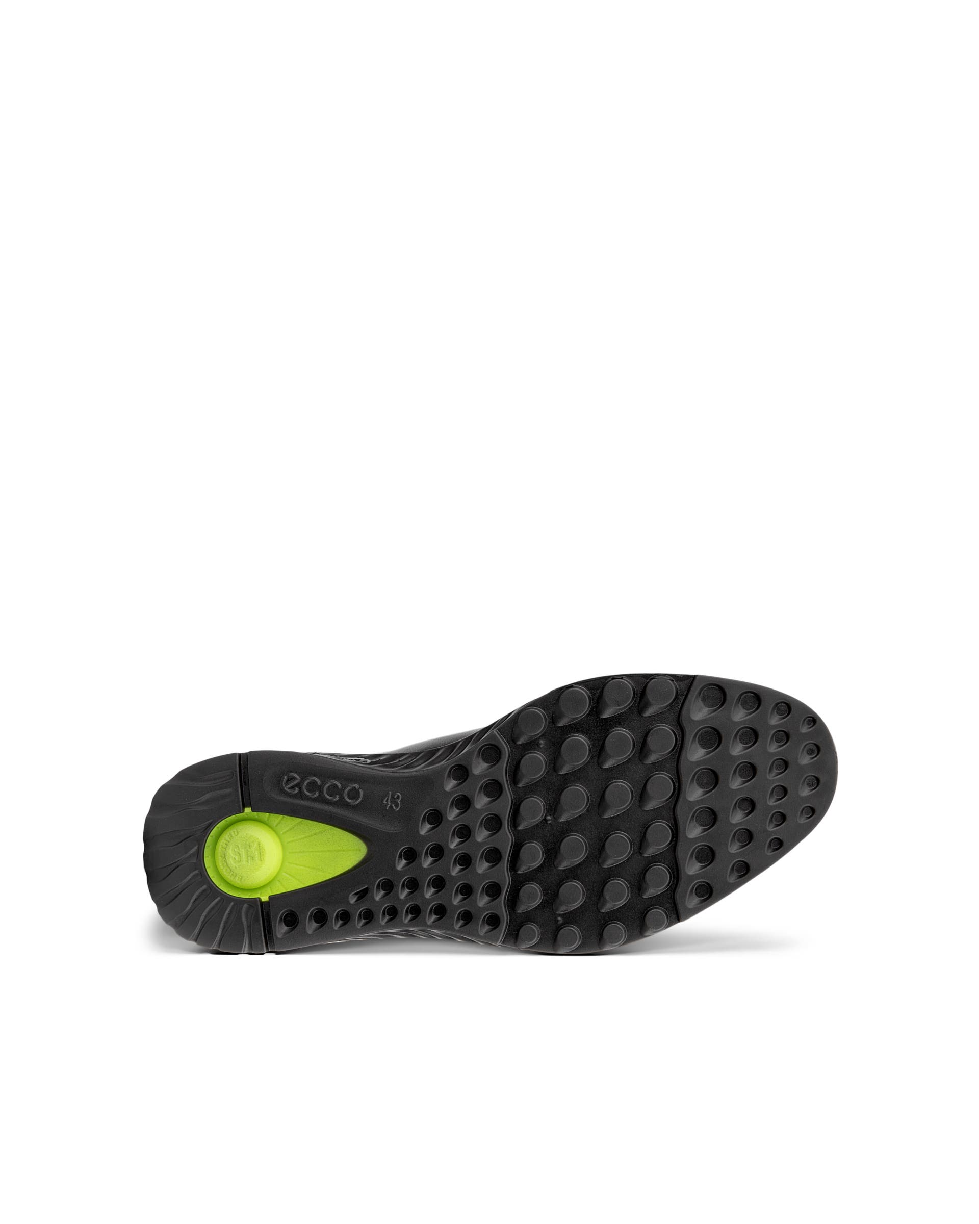 Men's ECCO® ST.1 Hybrid Leather Dress Shoe - Black - Sole