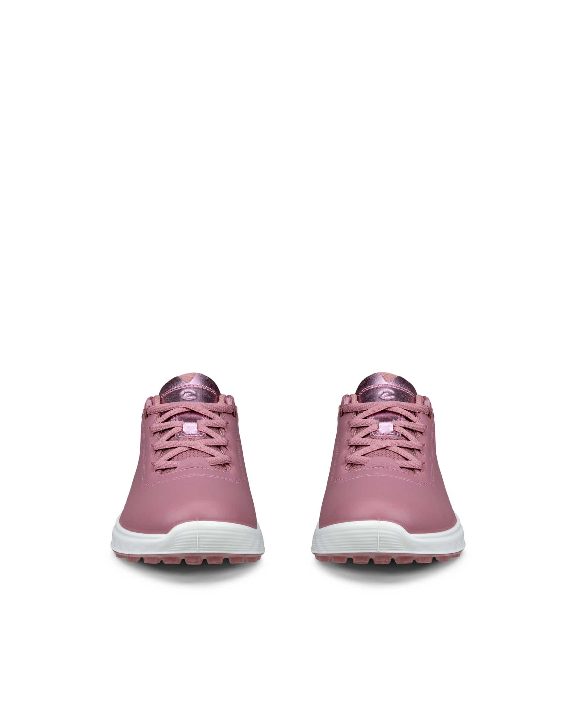 ECCO® GOLF S-CASUAL Damen Wasserdichte Golfschuh aus Leder - Rosa - Front pair