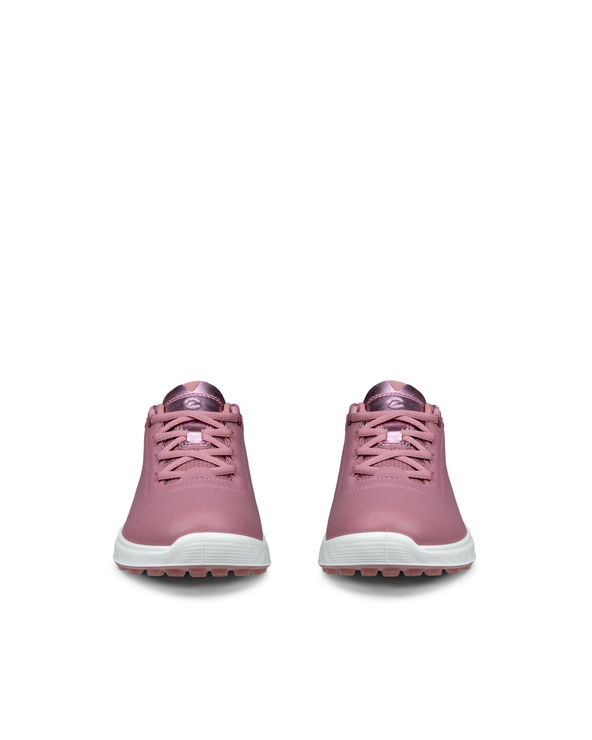 ECCO® GOLF S-CASUAL Damen Wasserdichte Golfschuh aus Leder - Rosa - Front pair