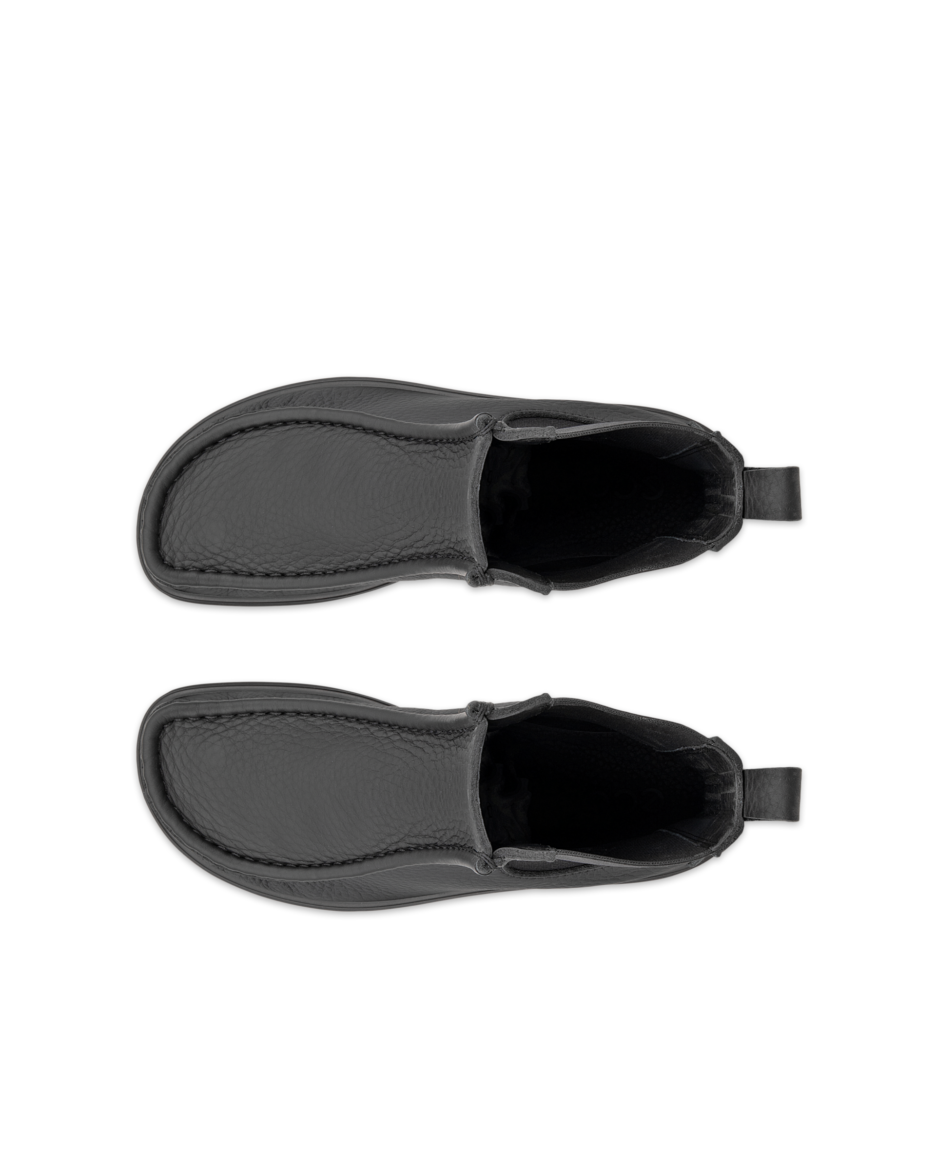 Pánske kožené nízke členkové čižmy ECCO® JOKE - Čierna - Top left pair