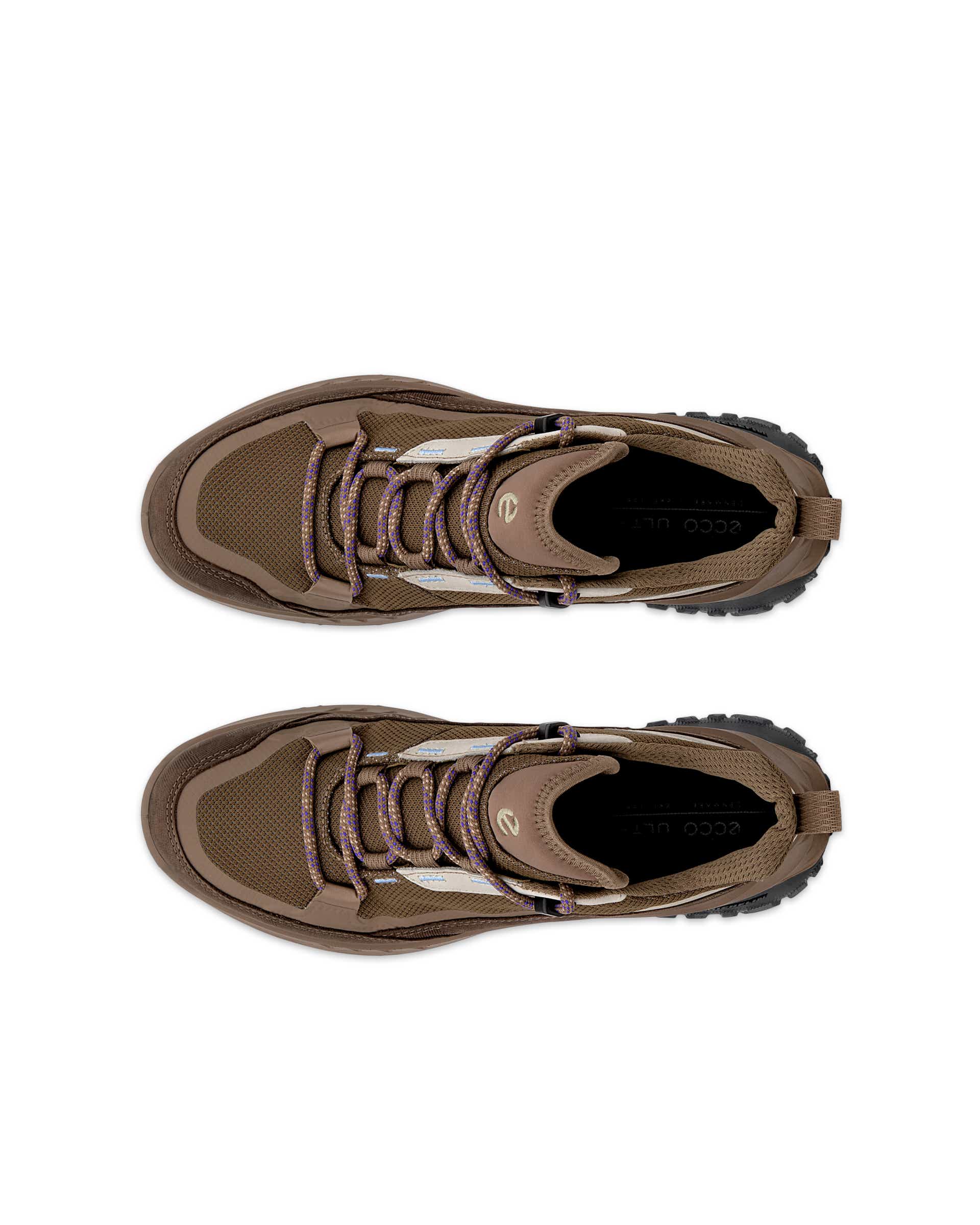 ECCO® ULT-TRN Low Damen Wasserdichte Trekkingschuhe aus Nubukleder - Braun - Top left pair