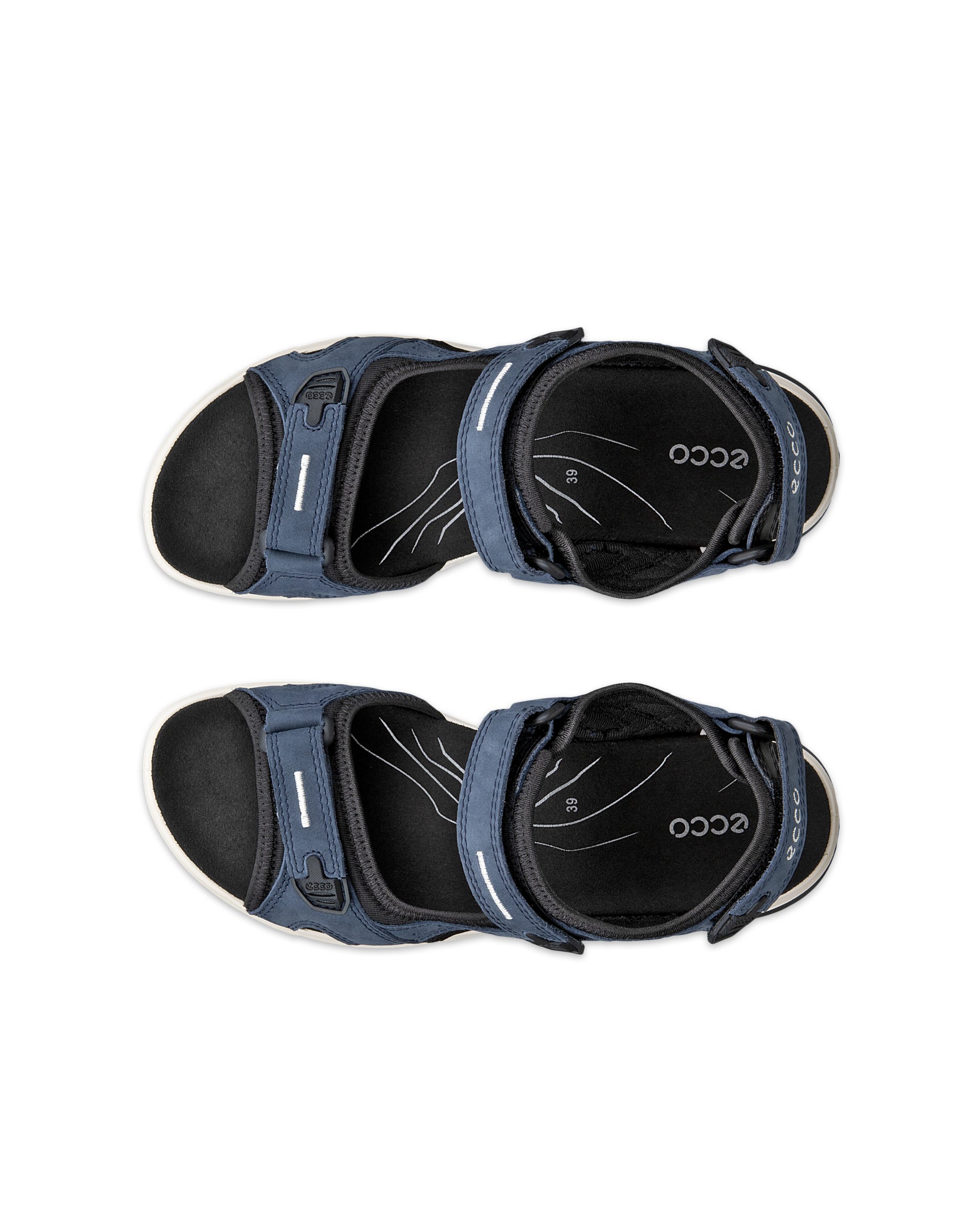 ECCO® OFFROAD nubuknahast matkasandaalid naistele - Sinine - Top left pair