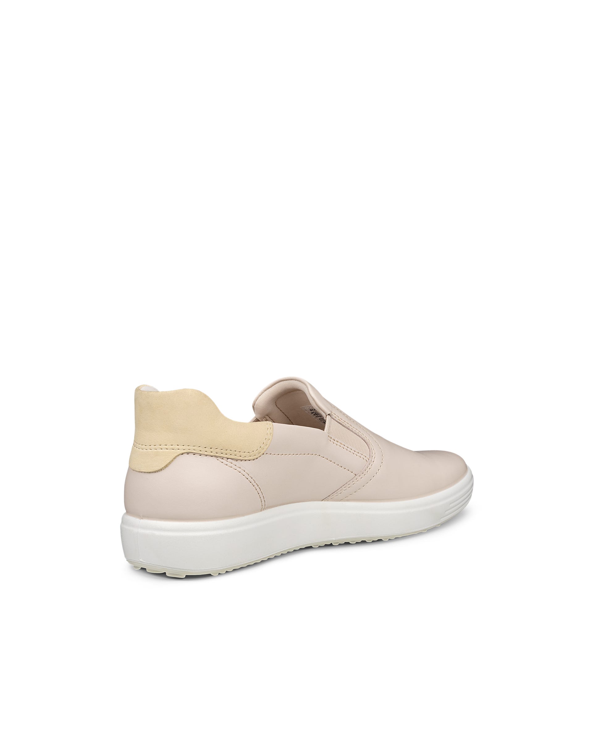 ECCO® Soft 7 Damen Ledersneaker - Beige - Back