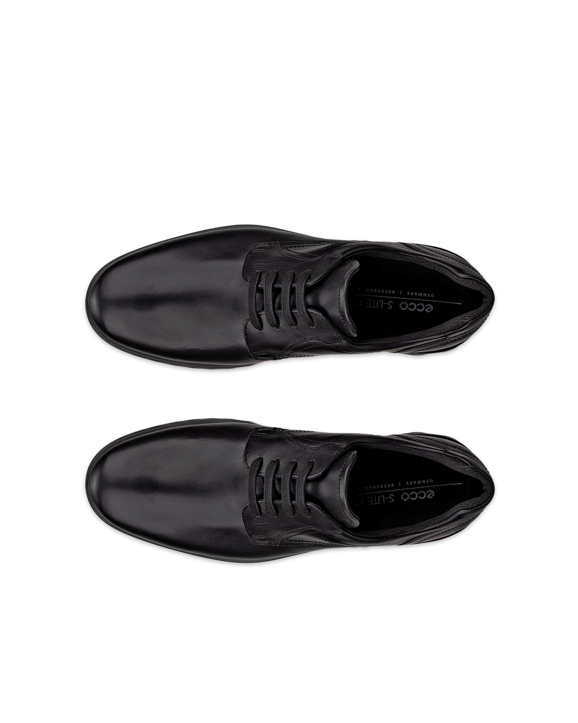 ECCO S LITE HYBRID MEN'S DERBY SHOE - Black - Top left pair