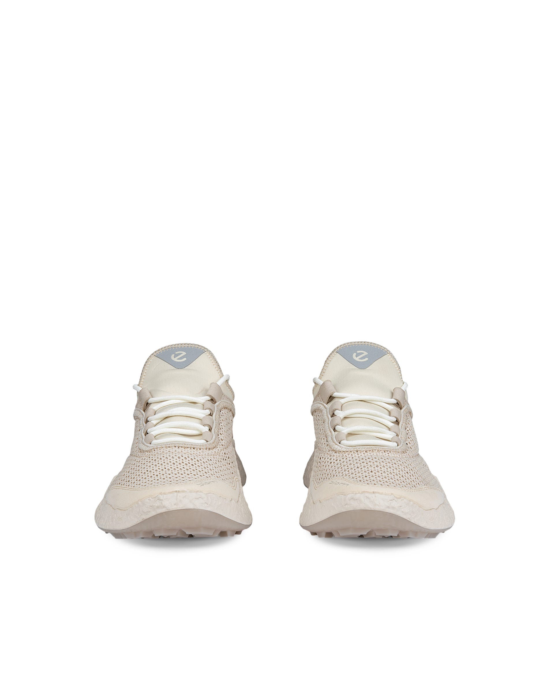 Zapatos golf de tela ECCO® Golf BIOM H5 para mujer - Beige - Front pair