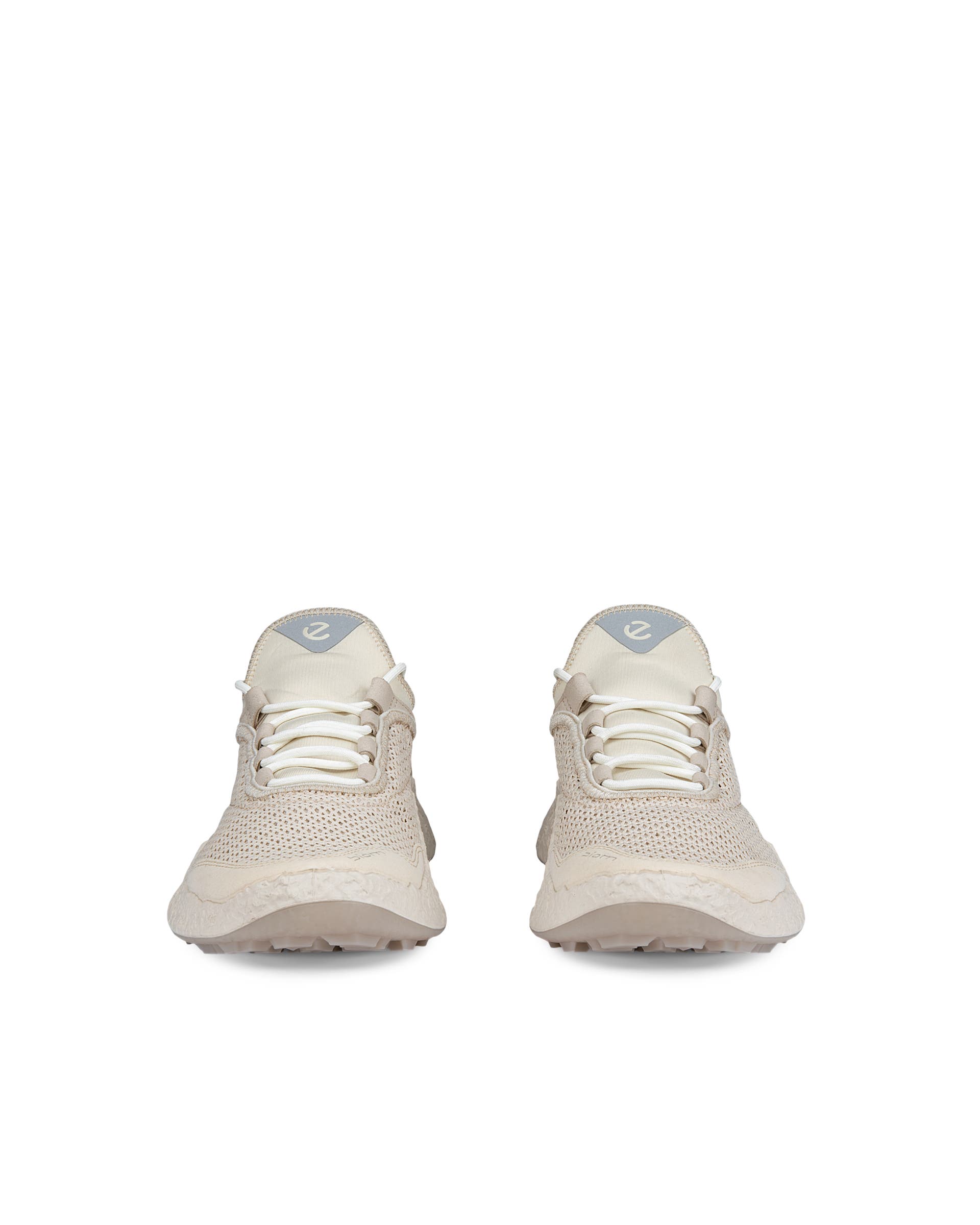 Zapatos golf de tela ECCO® Golf BIOM H5 para mujer - Beige - Front pair