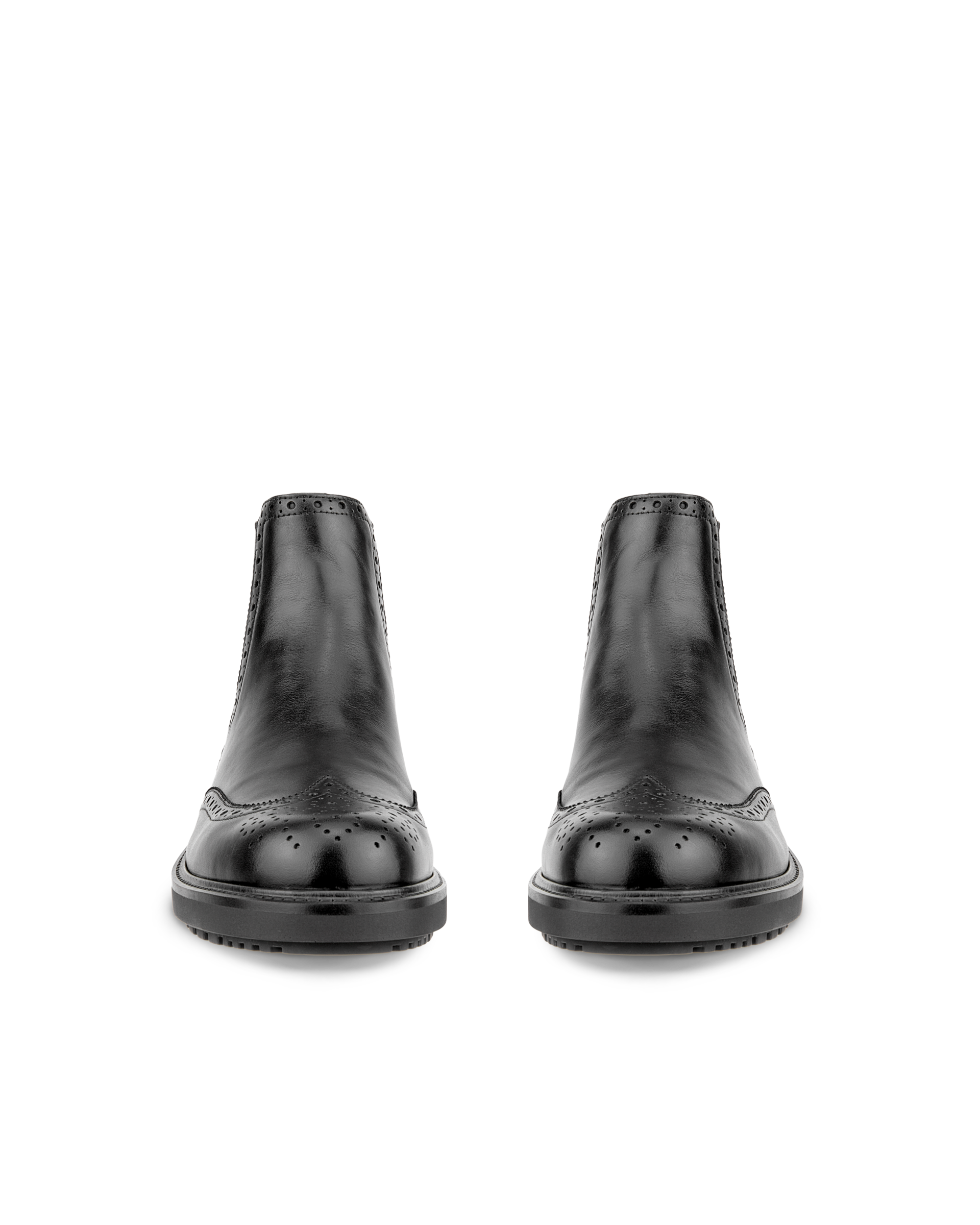 ECCO Metropole Oslo メンズ レザーチェルシーブーツ - ブラック - Front pair