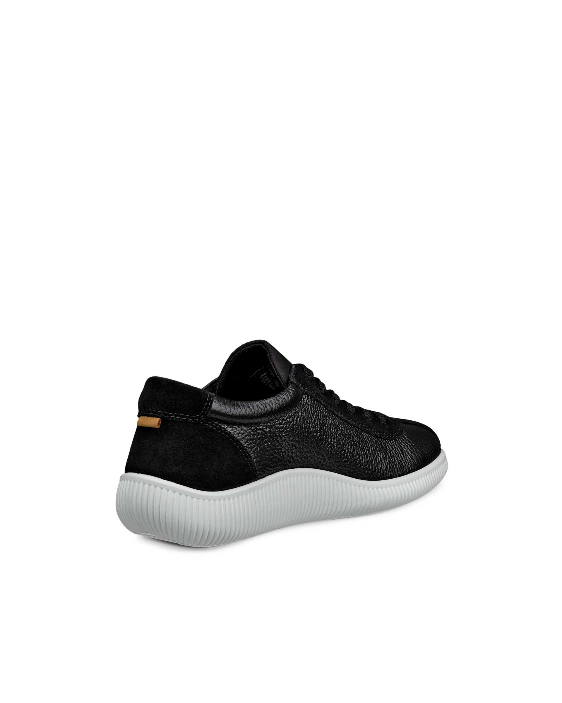ECCO® Soft Zero Skinnsneaker dam - Svart - Back