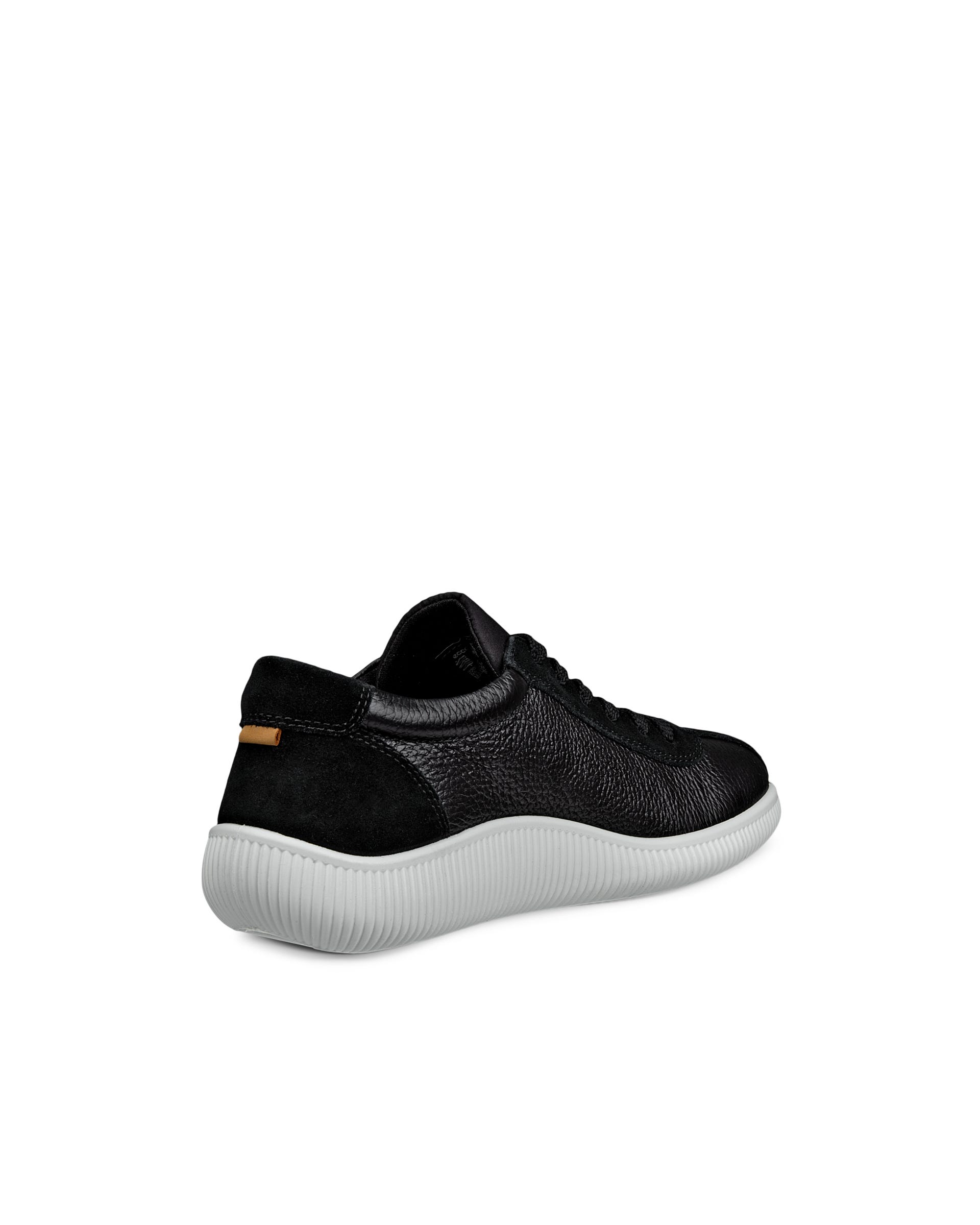ECCO® Soft Zero Skinnsneaker dam - Svart - Back