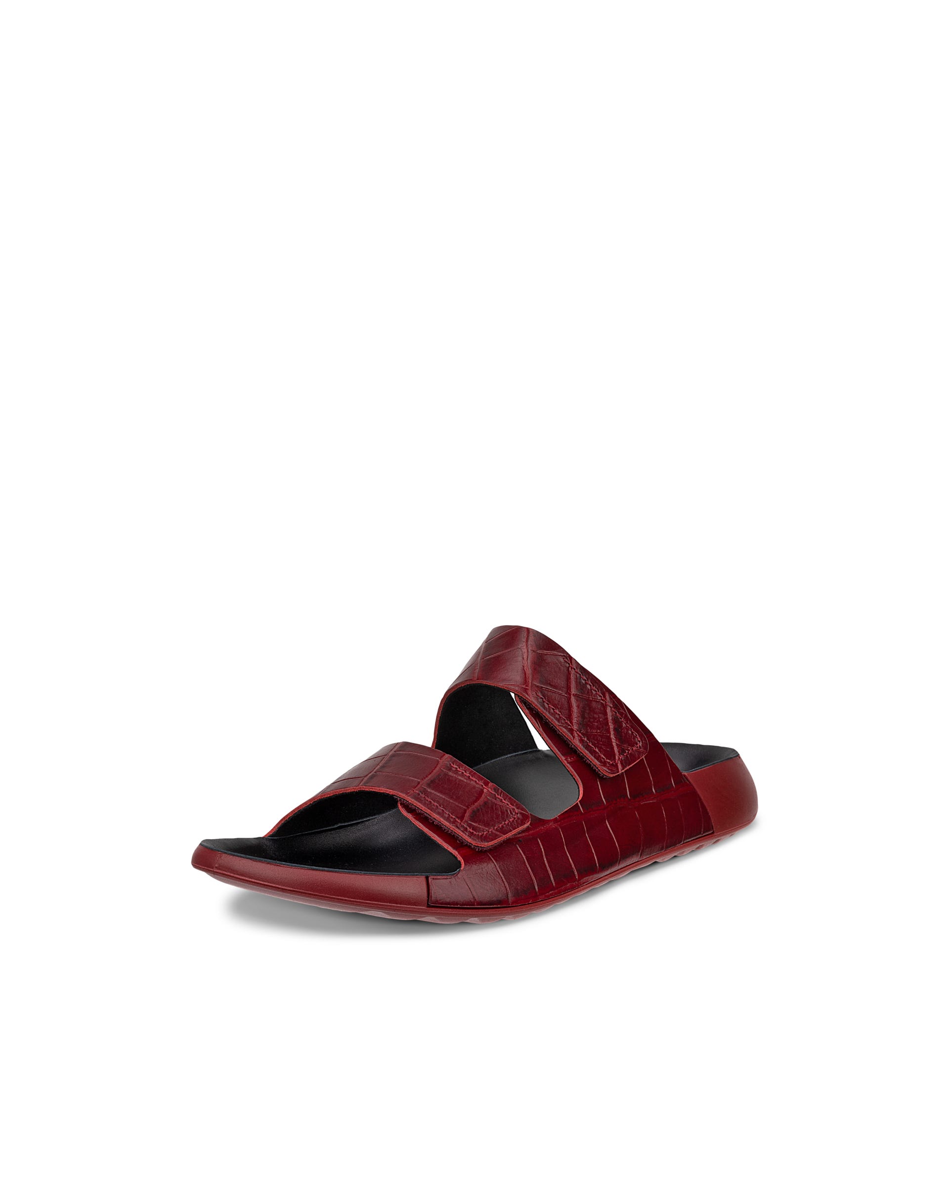 ECCO® COZMO Damen Ledersandale mit zwei Riemen - Rot - Main
