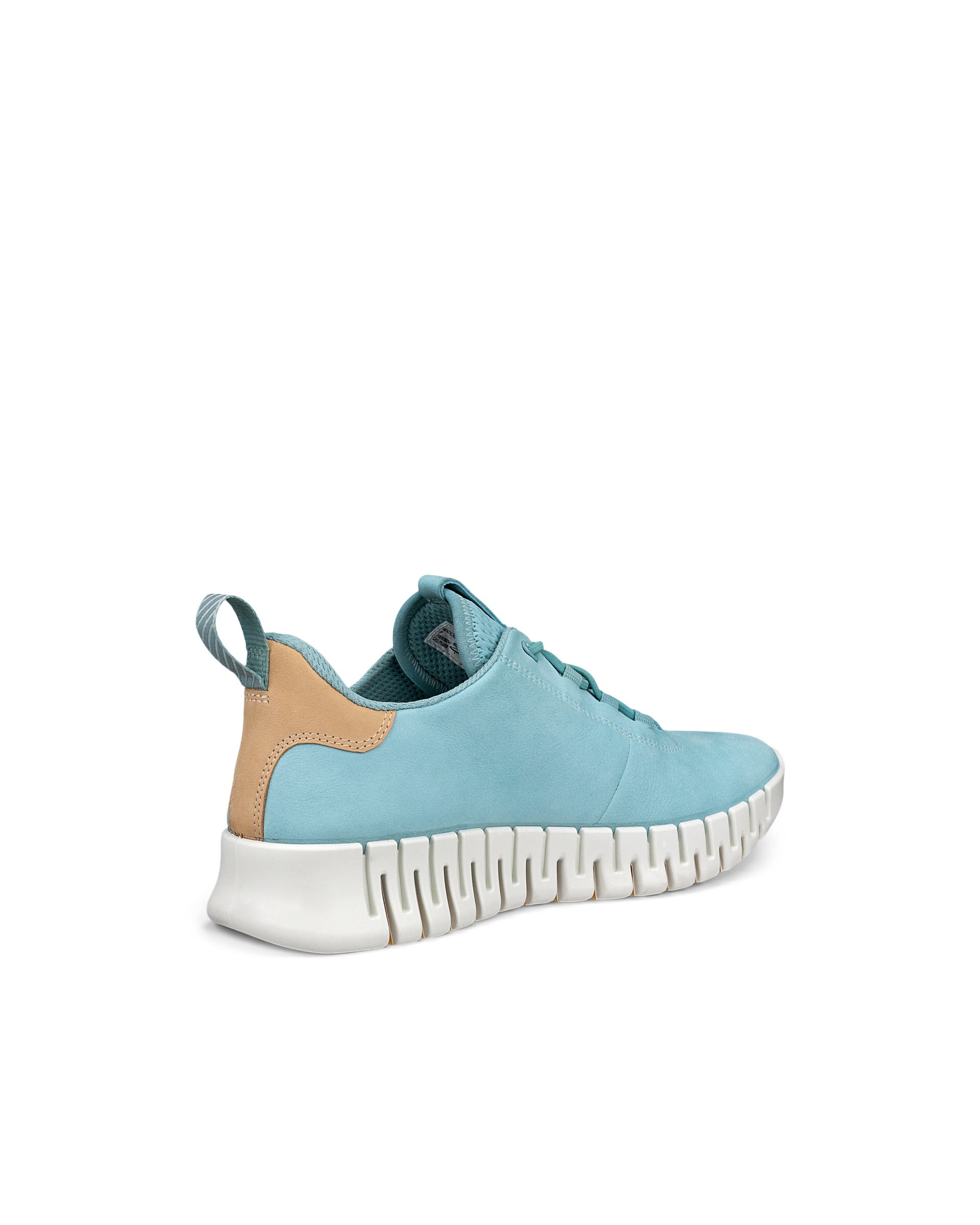 ECCO® Gruuv Damen Sneaker aus Nubukleder - Blau - Back