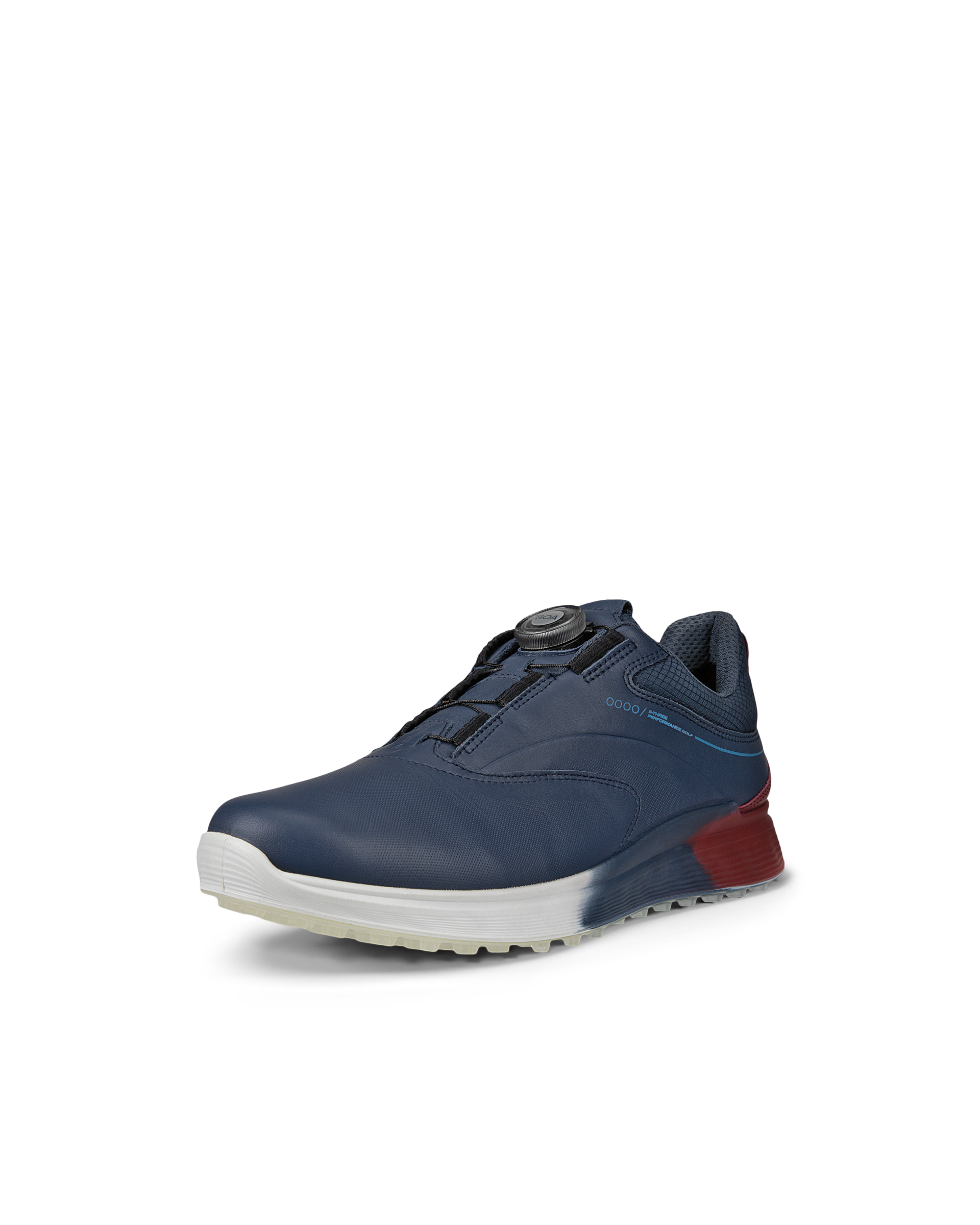 ECCO Golf S Three BOA メンズ レザーGore-Texゴルフシューズ | ブルー ECCO Golf S Three BOA メンズ レザーGore-Texゴルフシューズ | ブルー