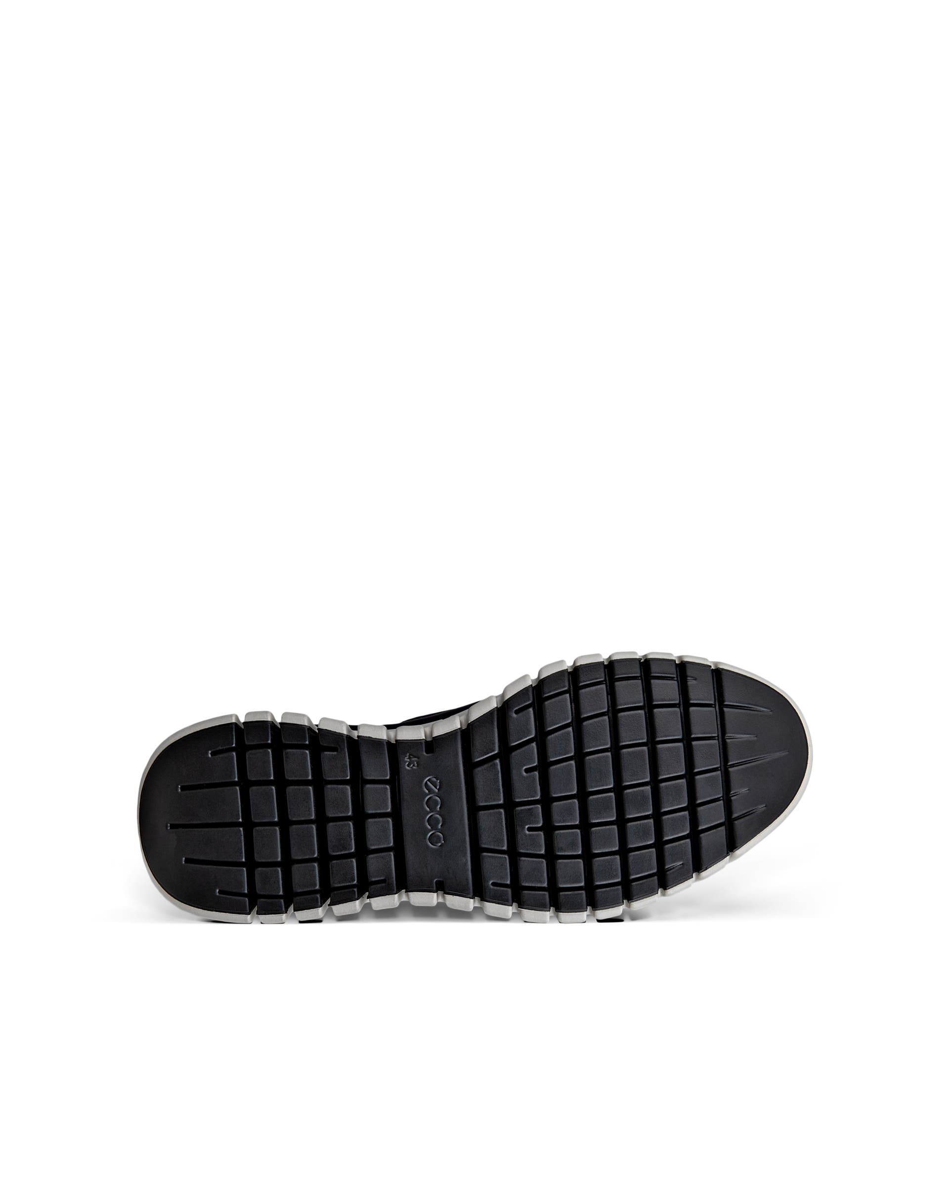 Men's ECCO® GRUUV Textile Trainer - Blue - Sole