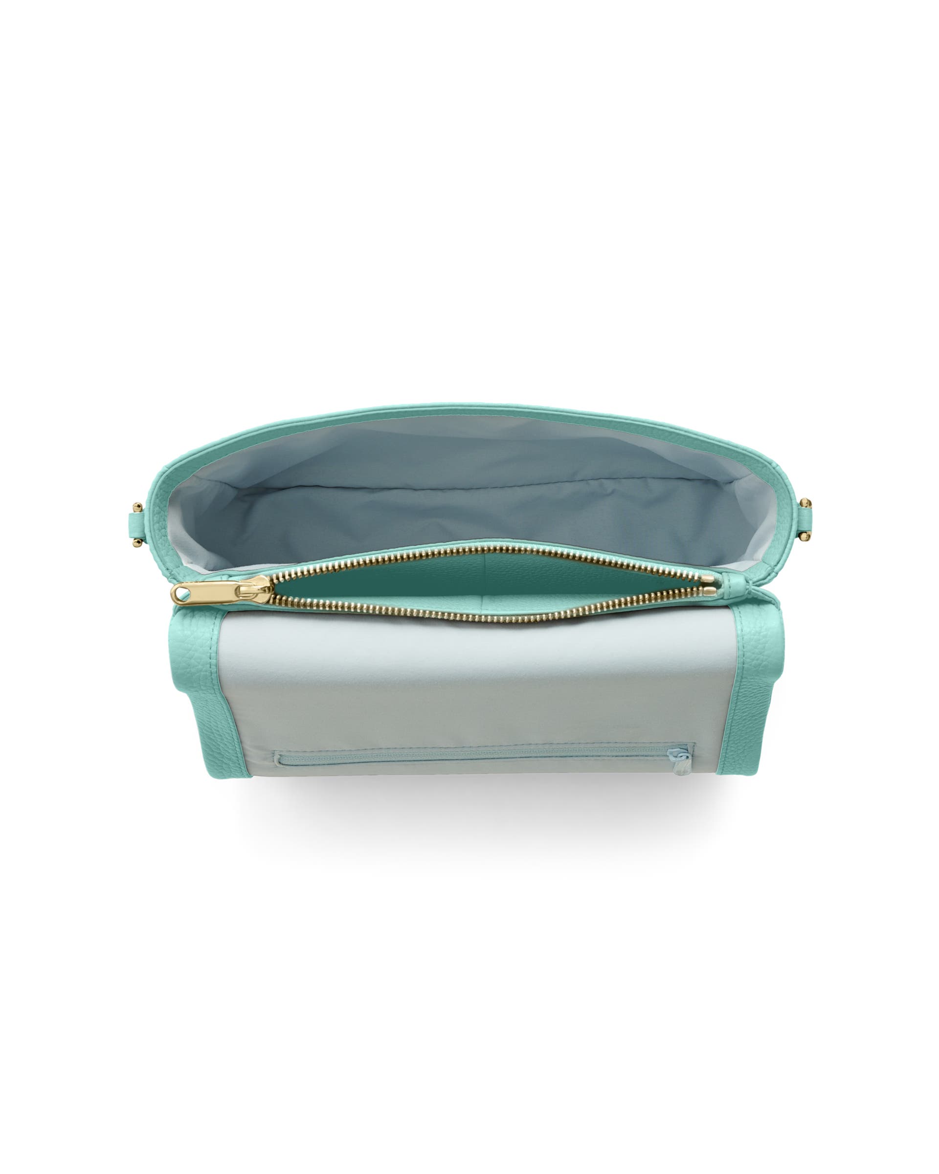 ECCO® Pinch Umhängetasche aus Leder - Blau - Birdeye