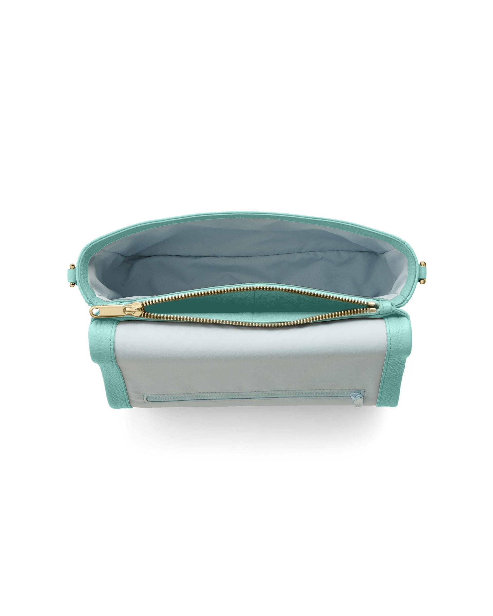 ECCO® Pinch Umhängetasche aus Leder - Blau - Birdeye