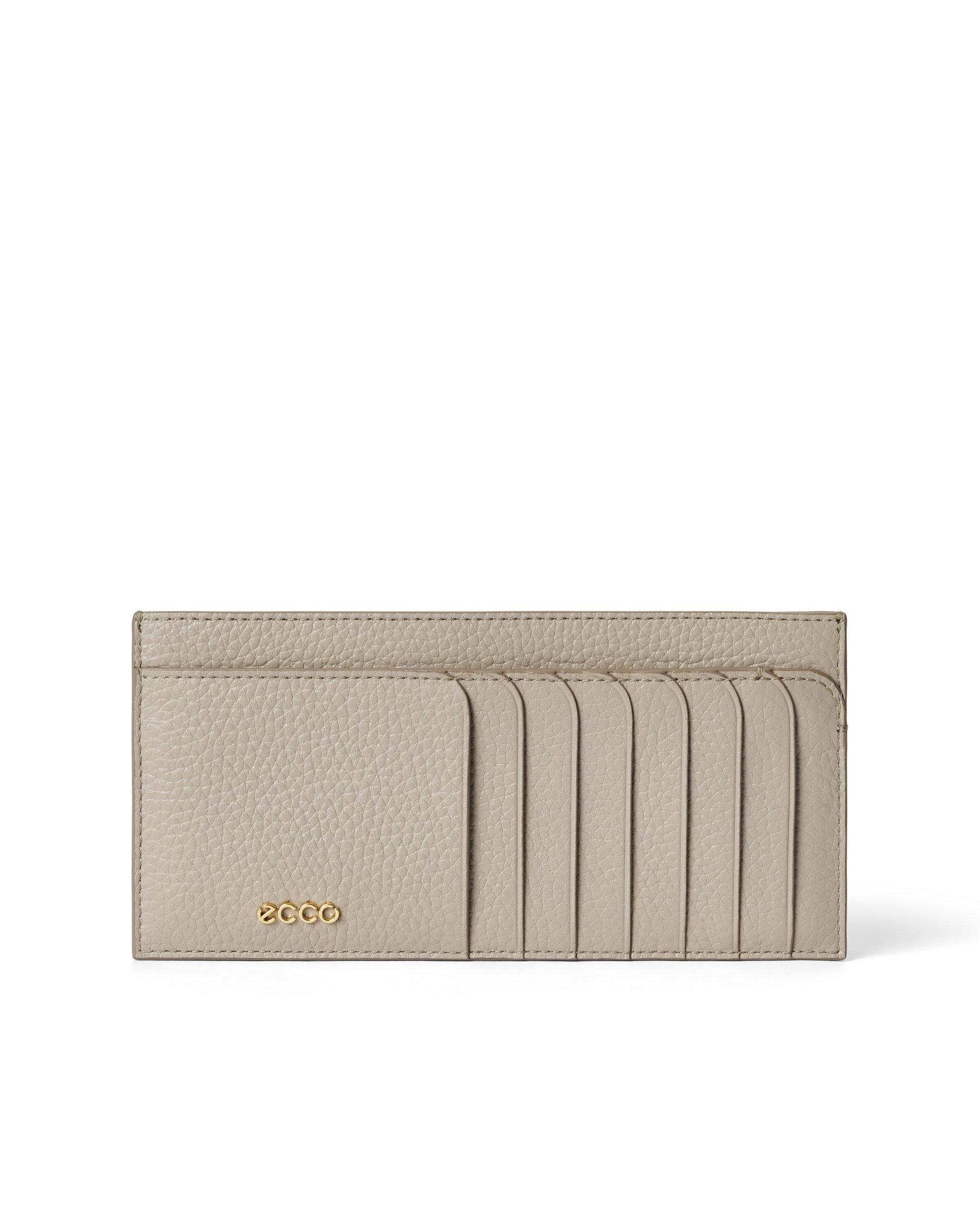 ECCO® Pebbled Leather Wallet | Beige