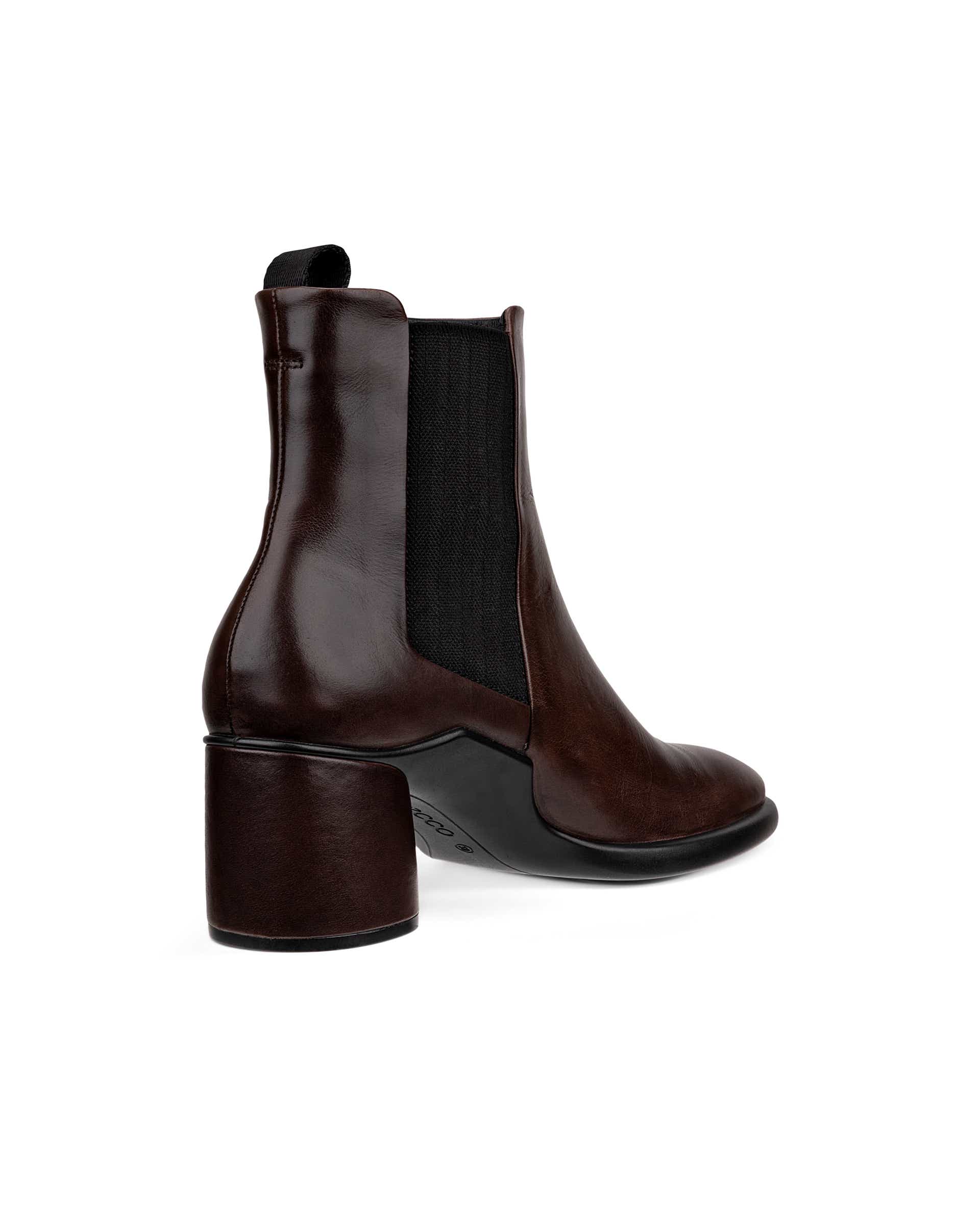ECCO® Sculpted LX 55 Chelseaboots skinn med klack dam - Brun - Back