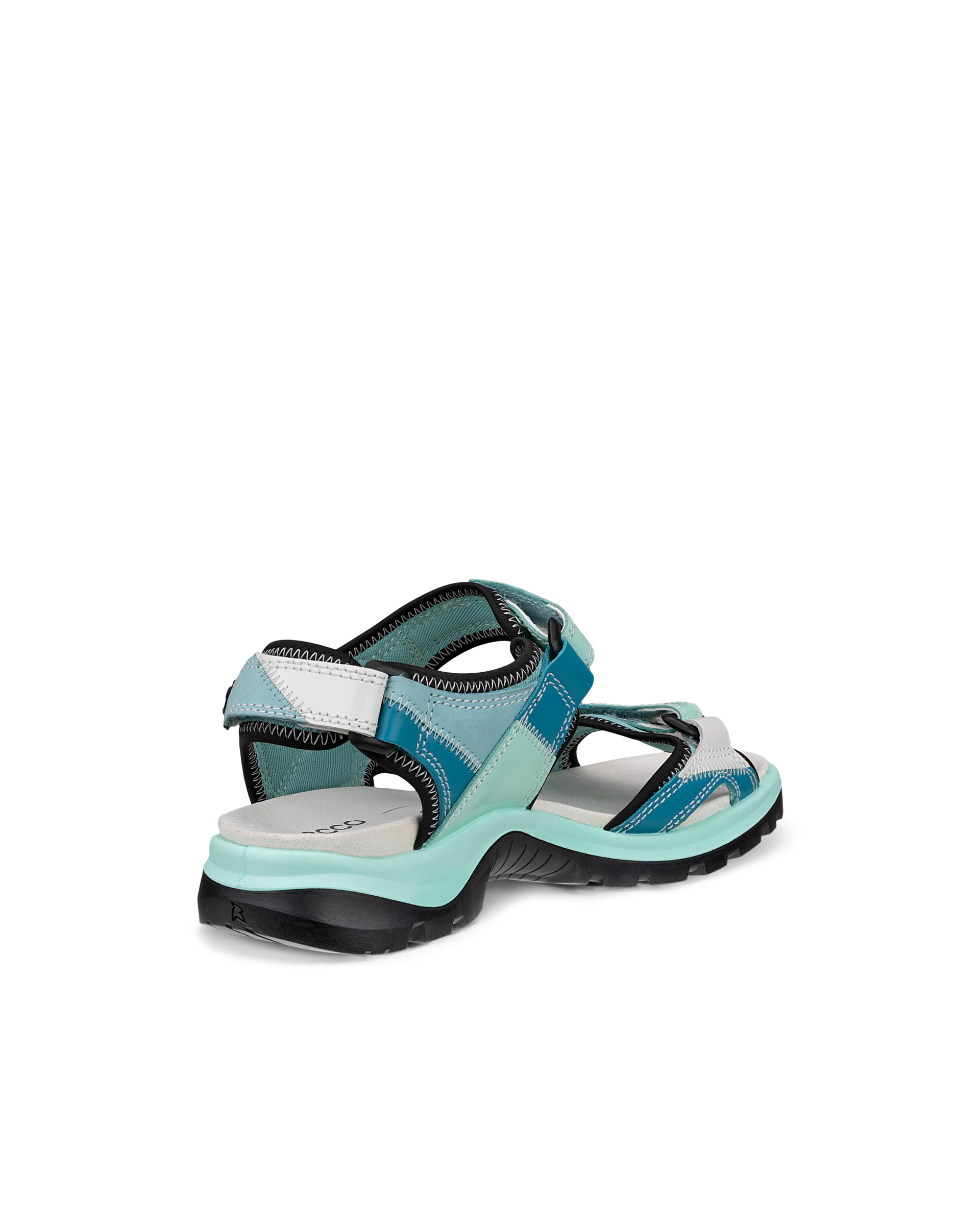 Dámské nubukové outdoorové sandály ECCO® Offroad - Modrá - Back