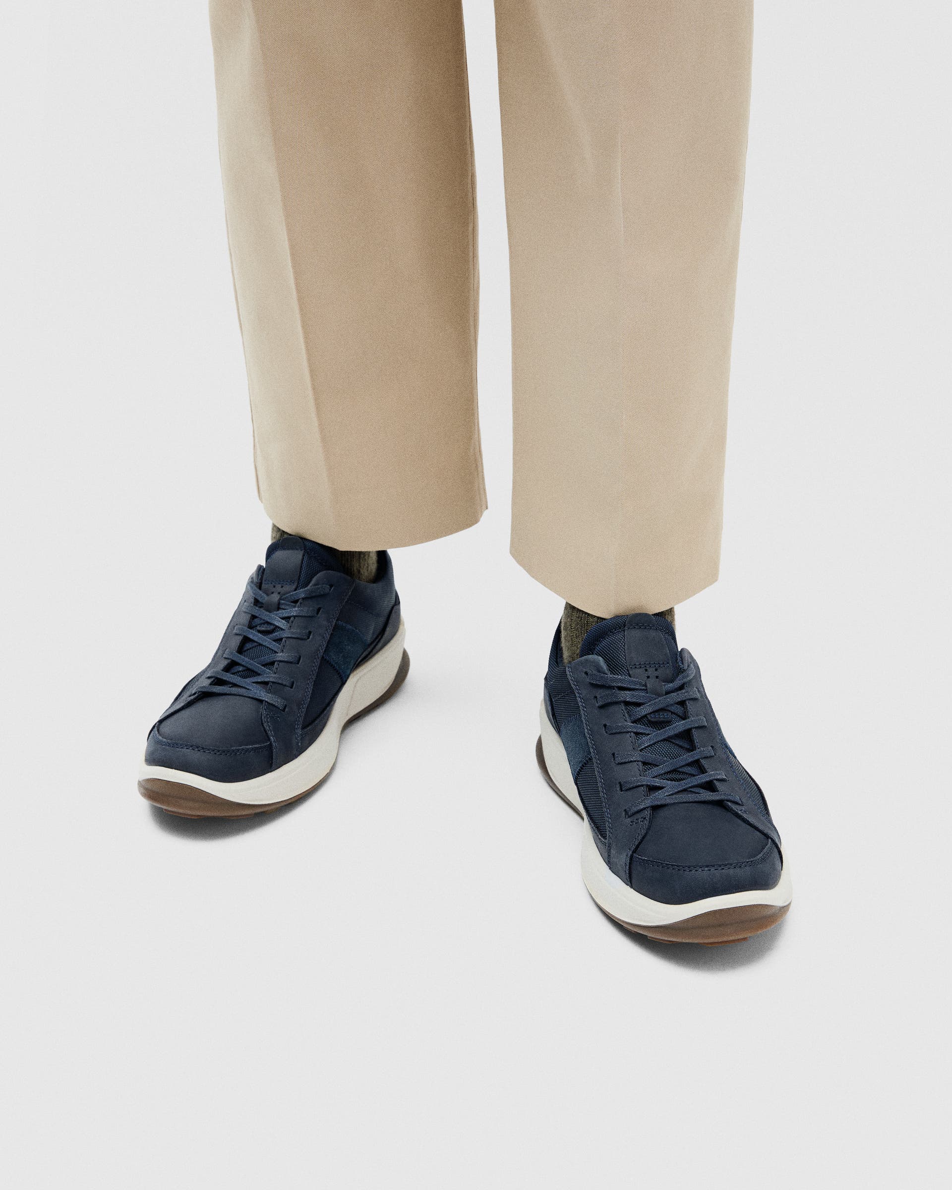 ECCO® BYWAY 2.0 Herren Textilsneaker - Blau - Lifestyle image-1