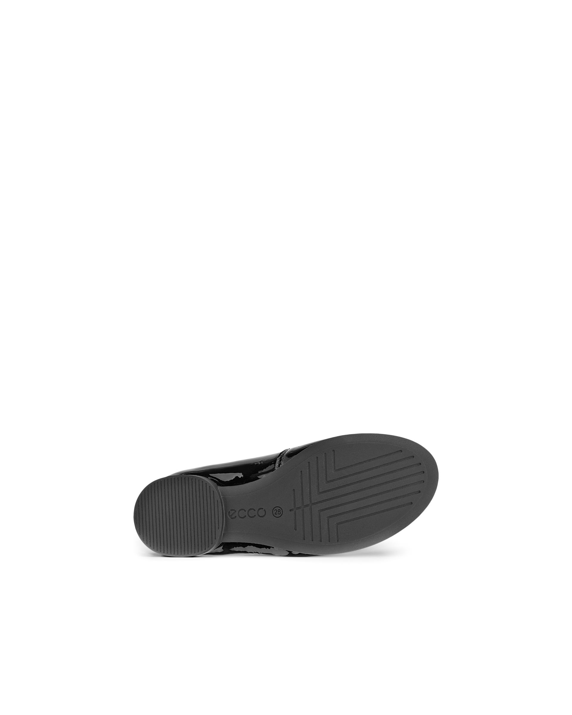 Kids' ECCO® Anine Patent Leather Ballerina - Black - Sole