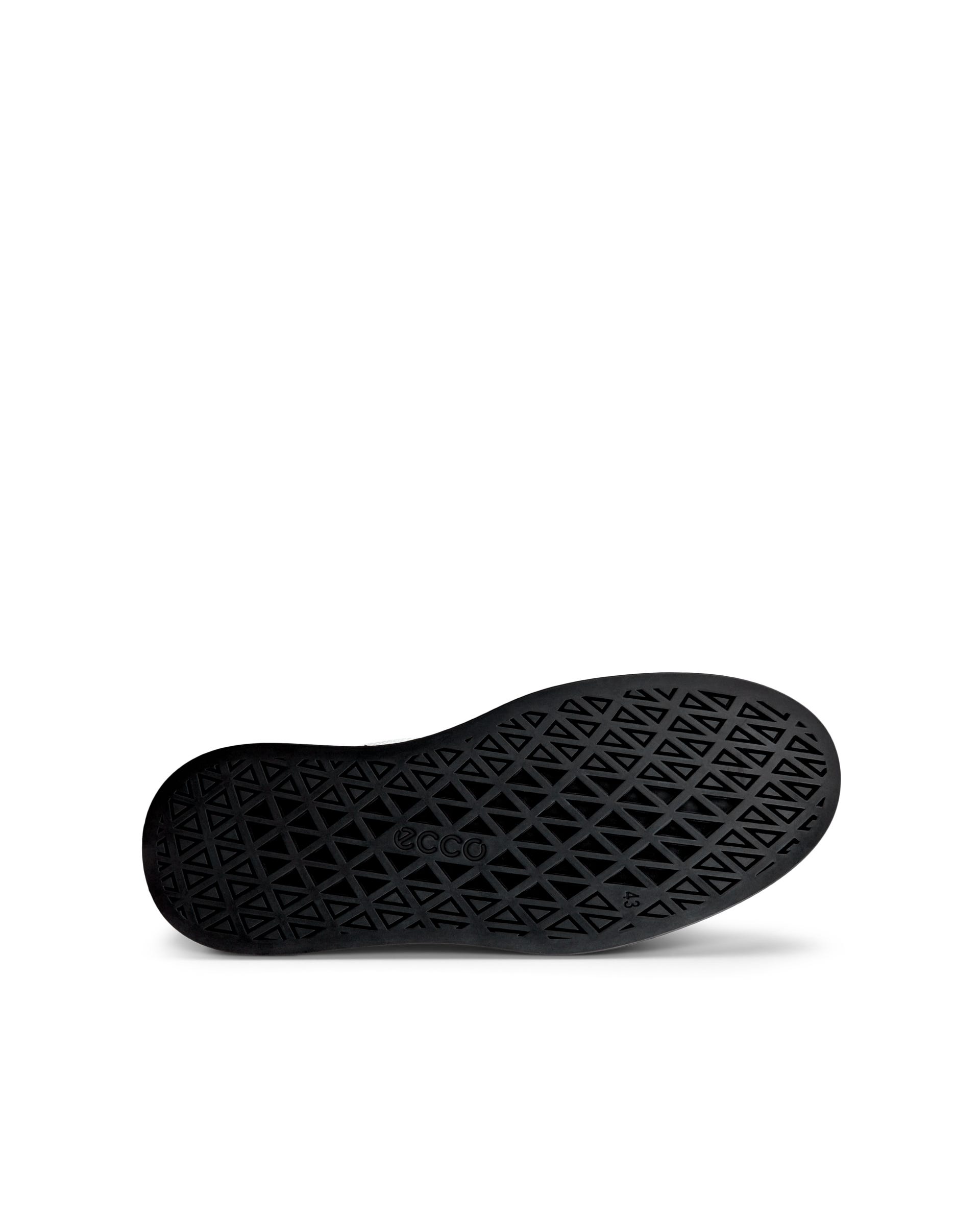 ECCO Street Ace メンズ レザーハイカットスニーカー | ホワイト