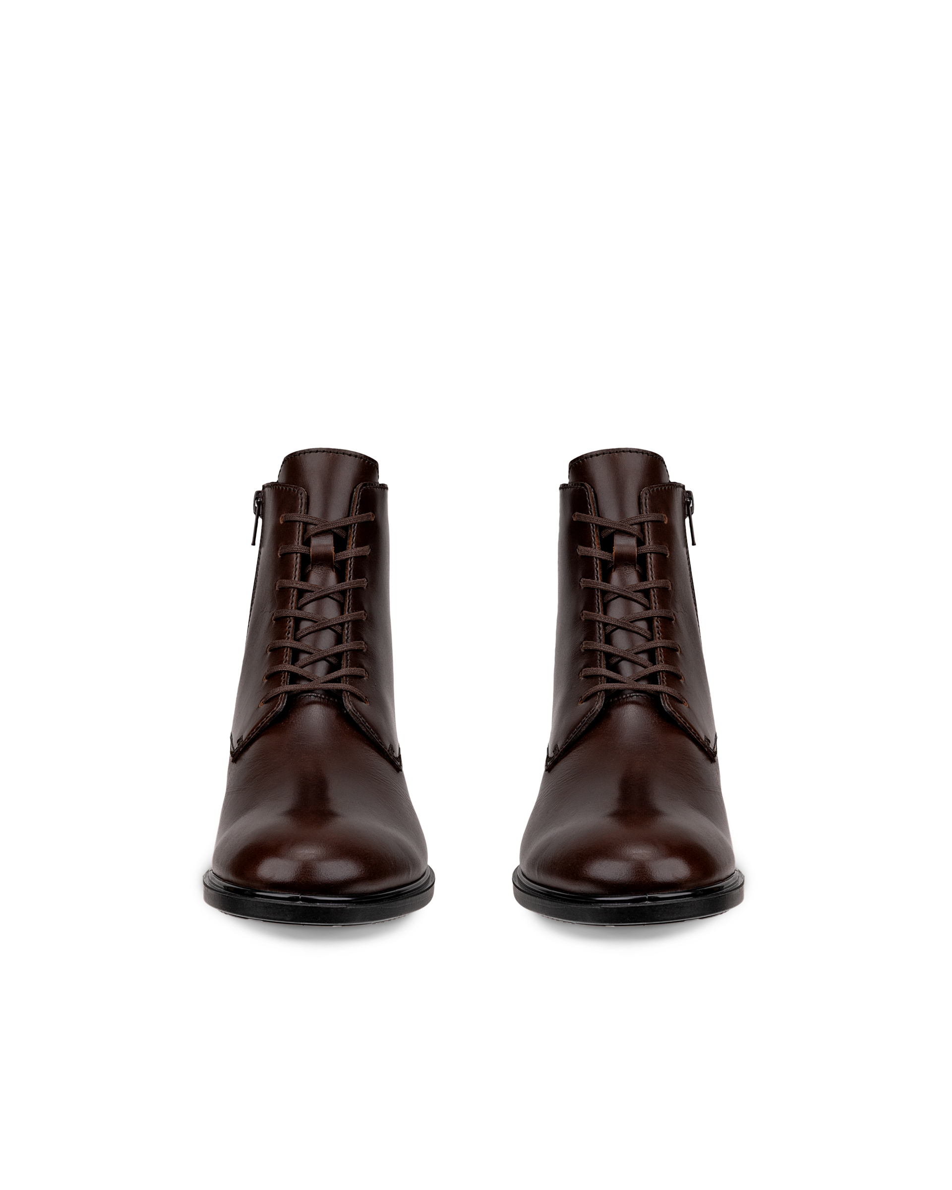 ECCO Dress Classic 15 ウィメンズ レザーレースアップブーツ | ブラウン