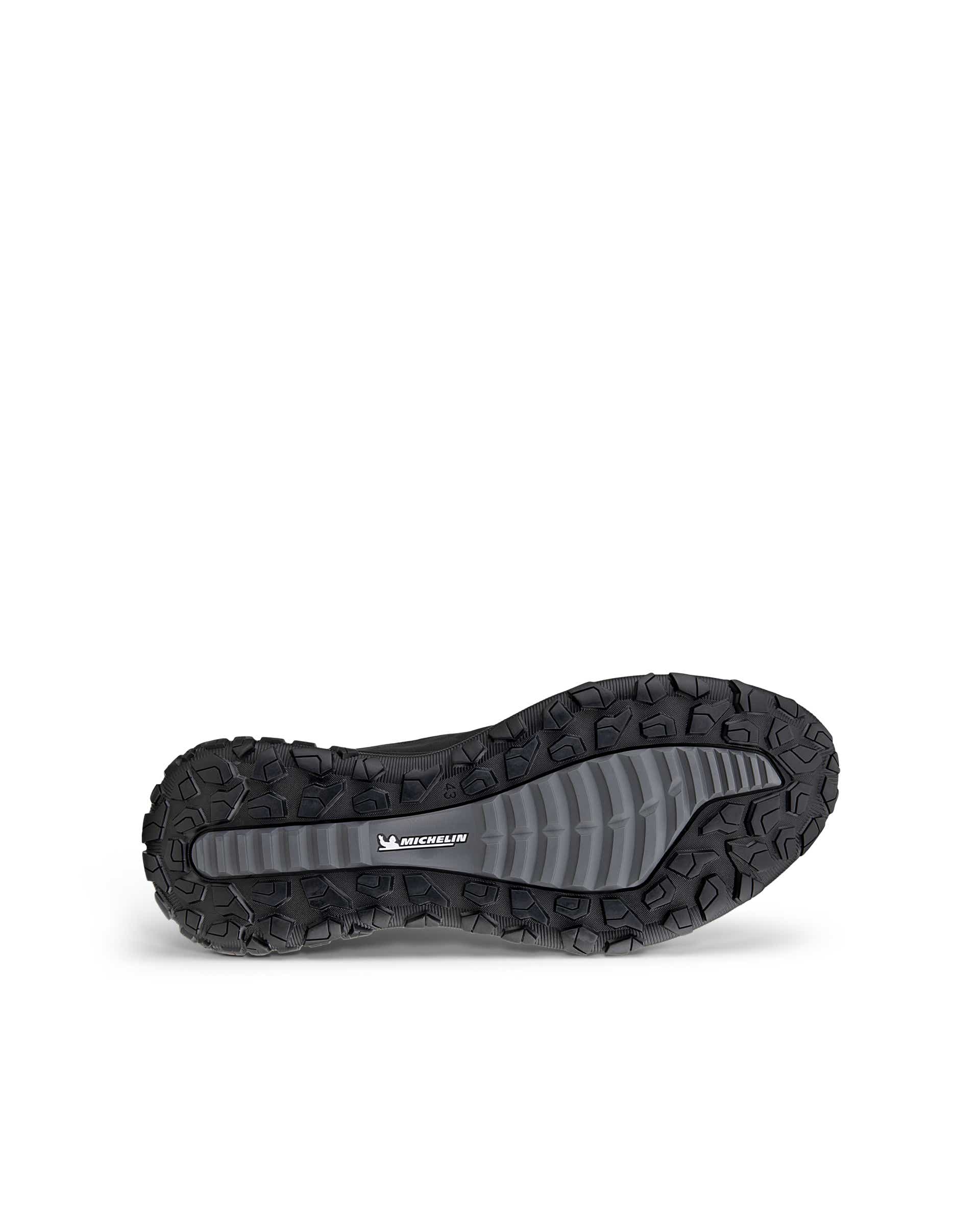 Pánska nubuková nepremokavá trekingová obuv ECCO® ULT-TRN Low  - Čierna - Sole