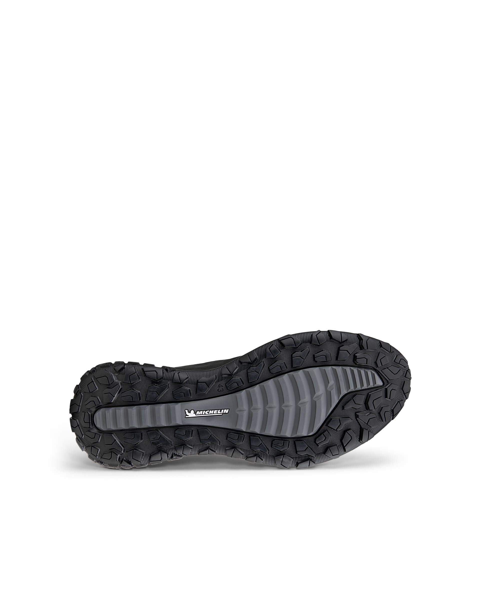 Pánska nubuková nepremokavá trekingová obuv ECCO® ULT-TRN Low  - Čierna - Sole