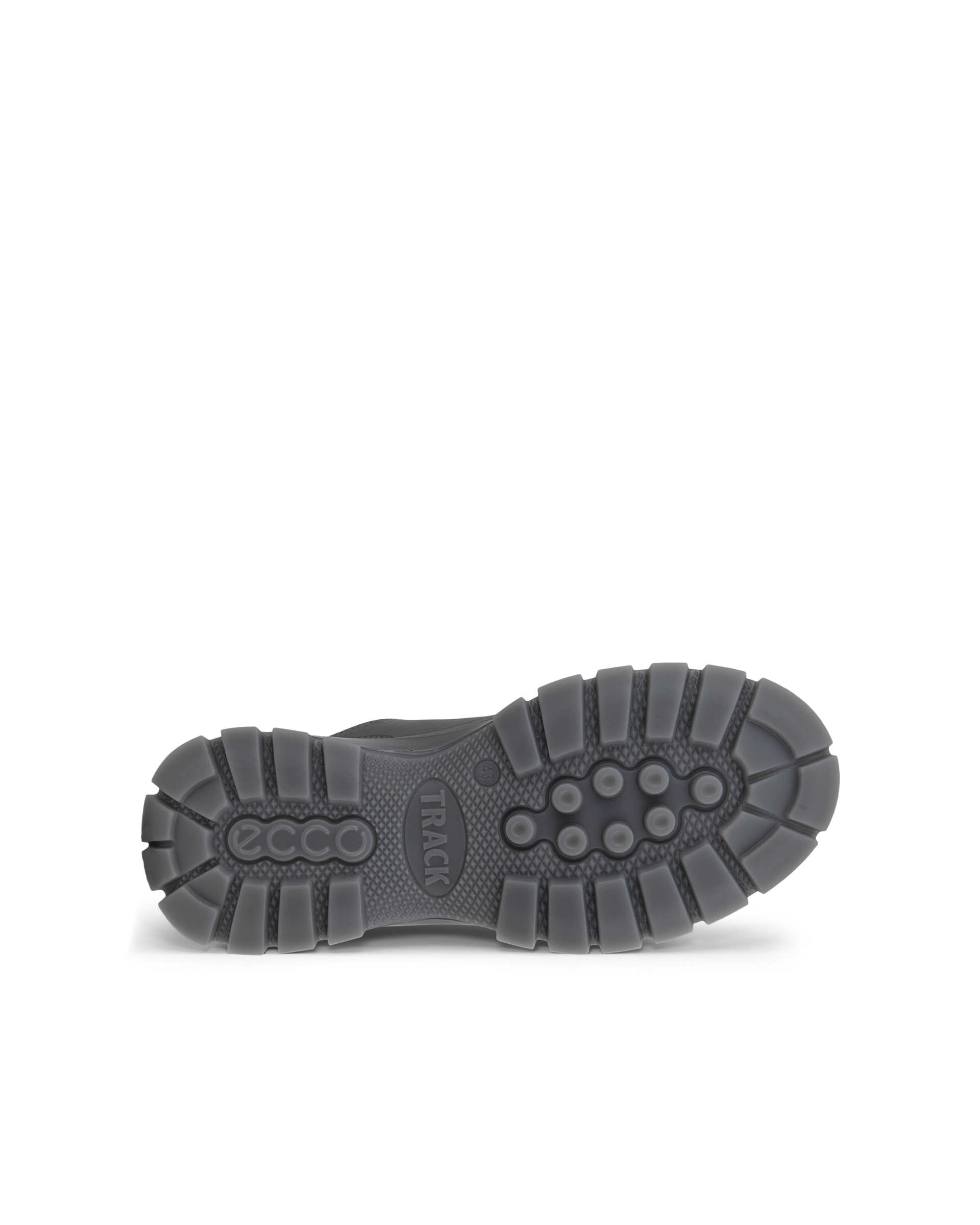ECCO Track 30 メンズ レザーウォータープルーフレースアップブーツ - グレー - Sole
