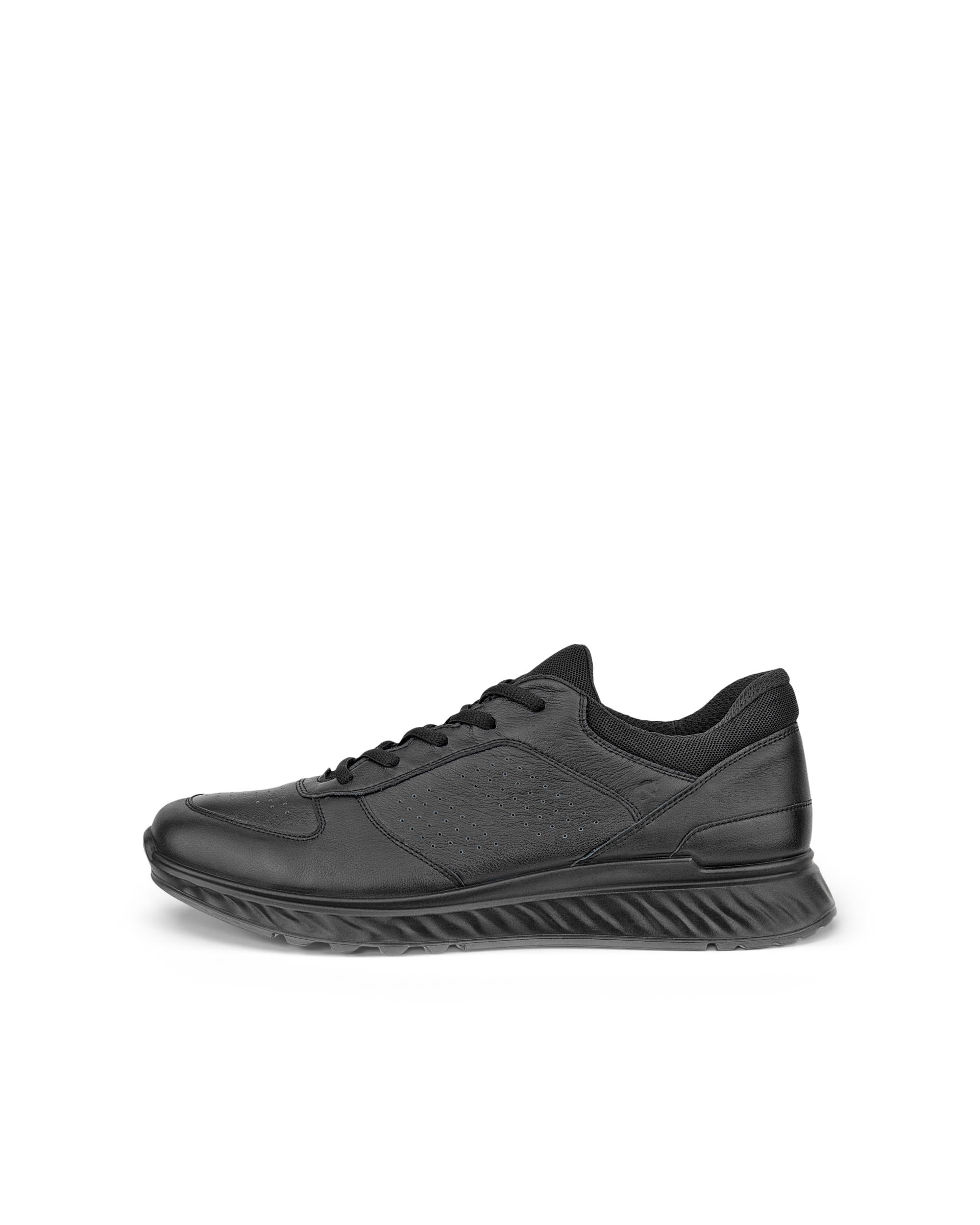 ECCO® Exostride baskets de plein air en cuir pour homme - Noir - Outside
