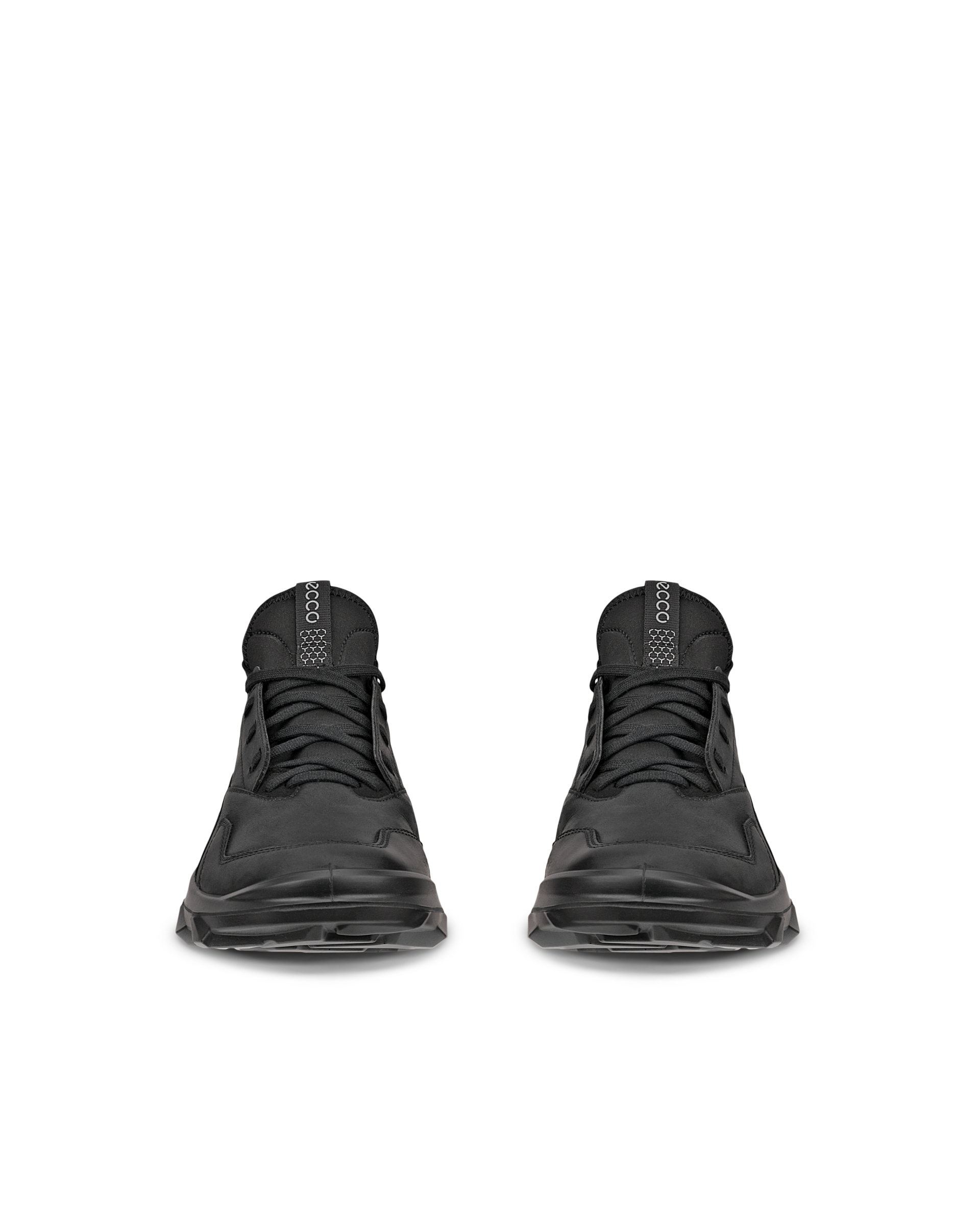 ECCO® MX Damen Outdoor-Schuhe aus Nubukleder - Schwarz - Front pair