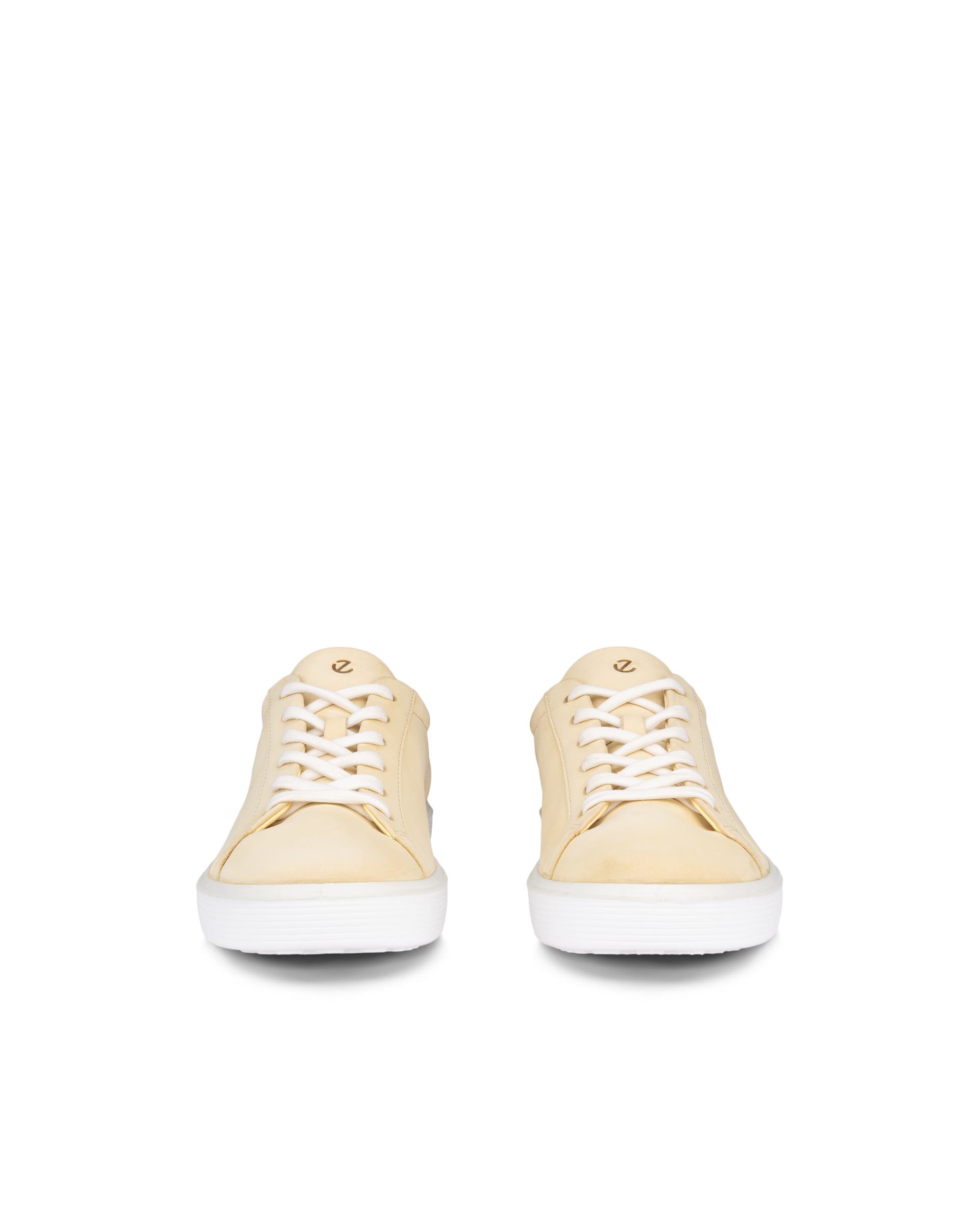 ECCO® Soft 60 baskets en nubuck pour femme - Jaune - Front pair
