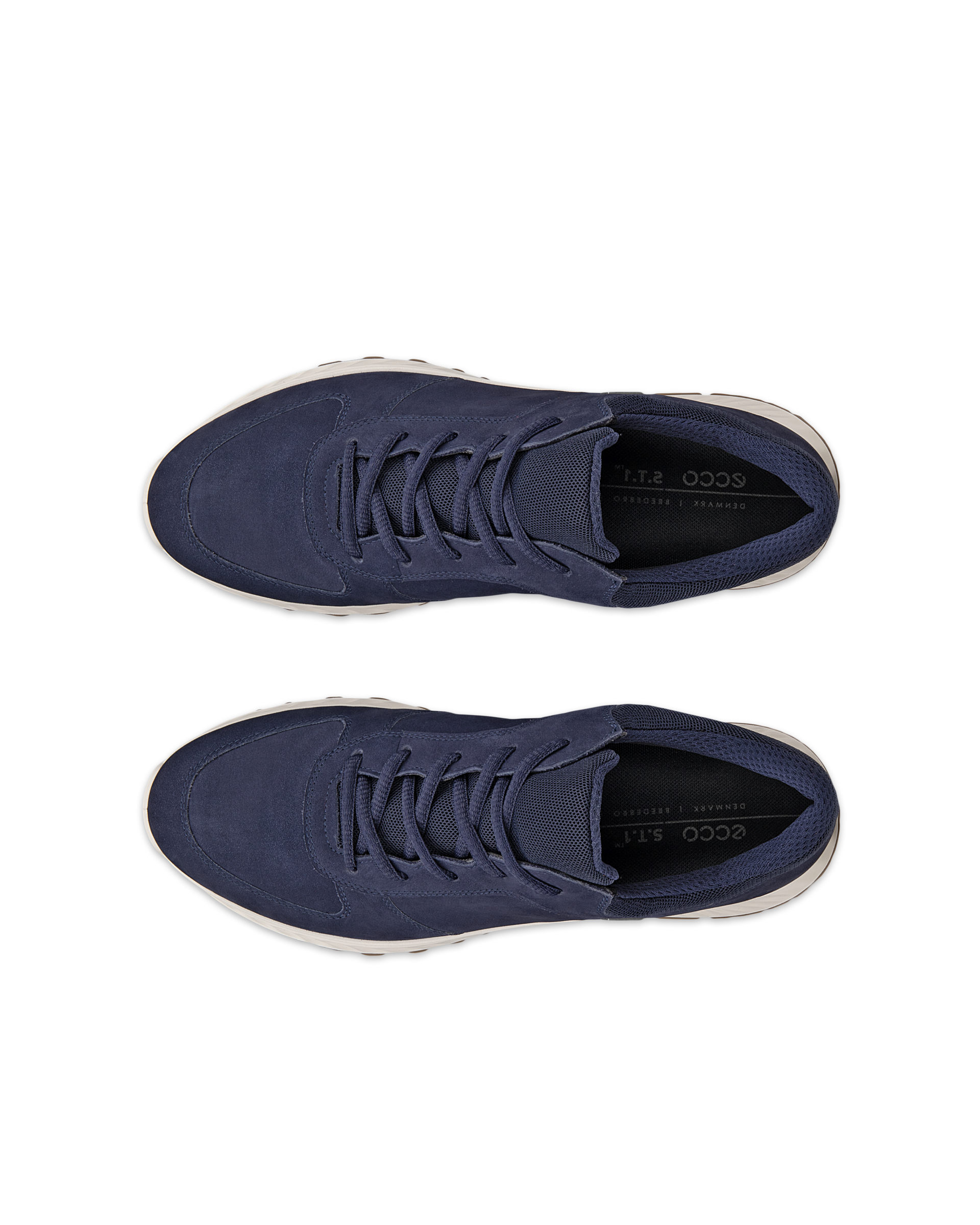 ECCO® Exostride Damen Outdoor-Schuhe aus Nubukleder mit Gore-Tex - Blau - Top left pair