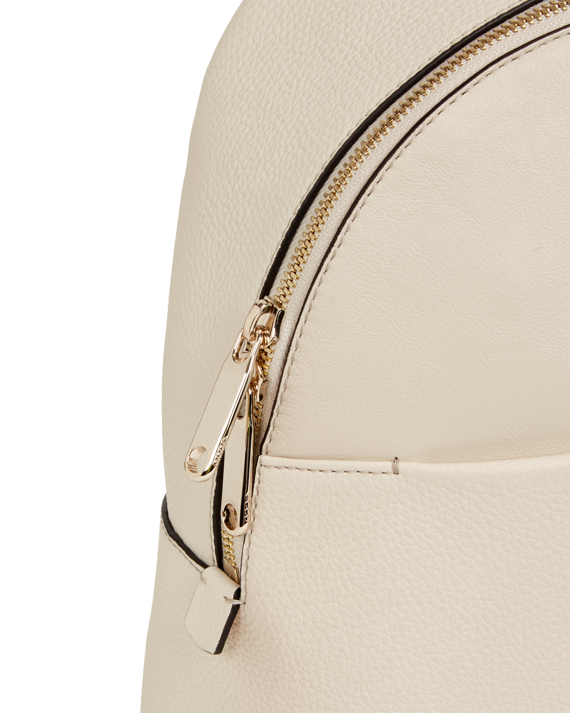 ECCO Round Pack Small レザーバックパック S | ベージュ